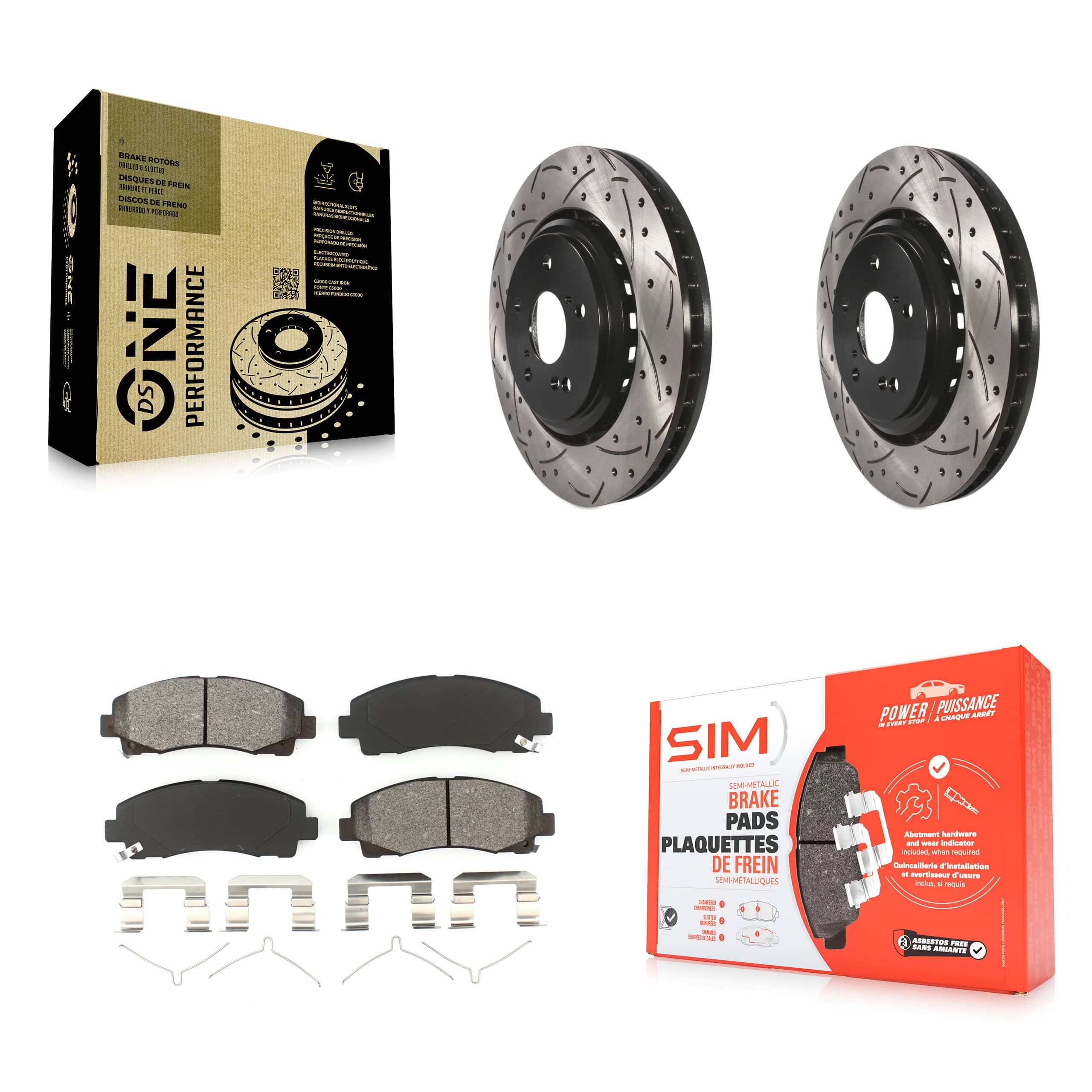 Transit Auto - KDS-100155 - Front Disc Brake Kits