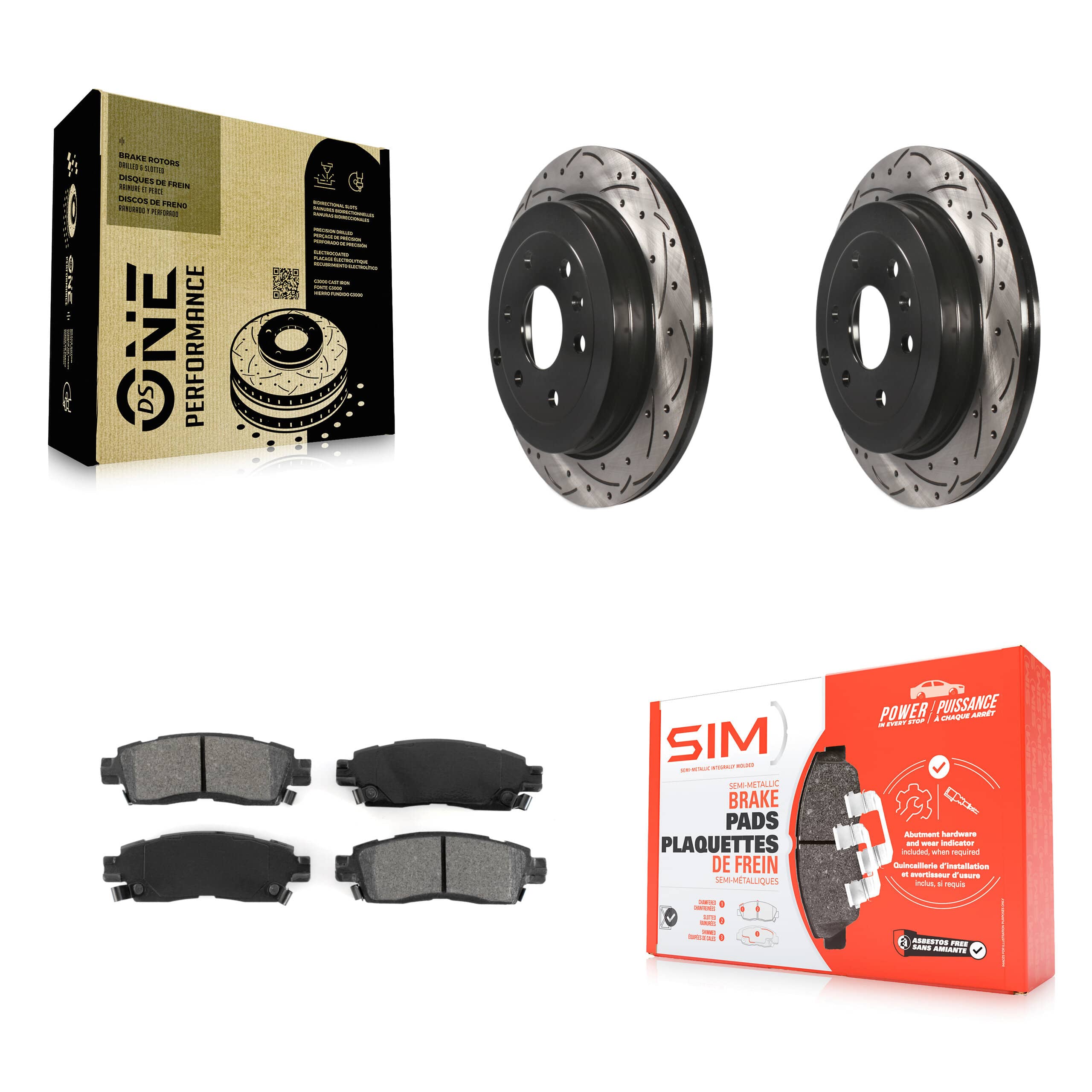 Transit Auto - KDS-100382 - Rear Disc Brake Kits