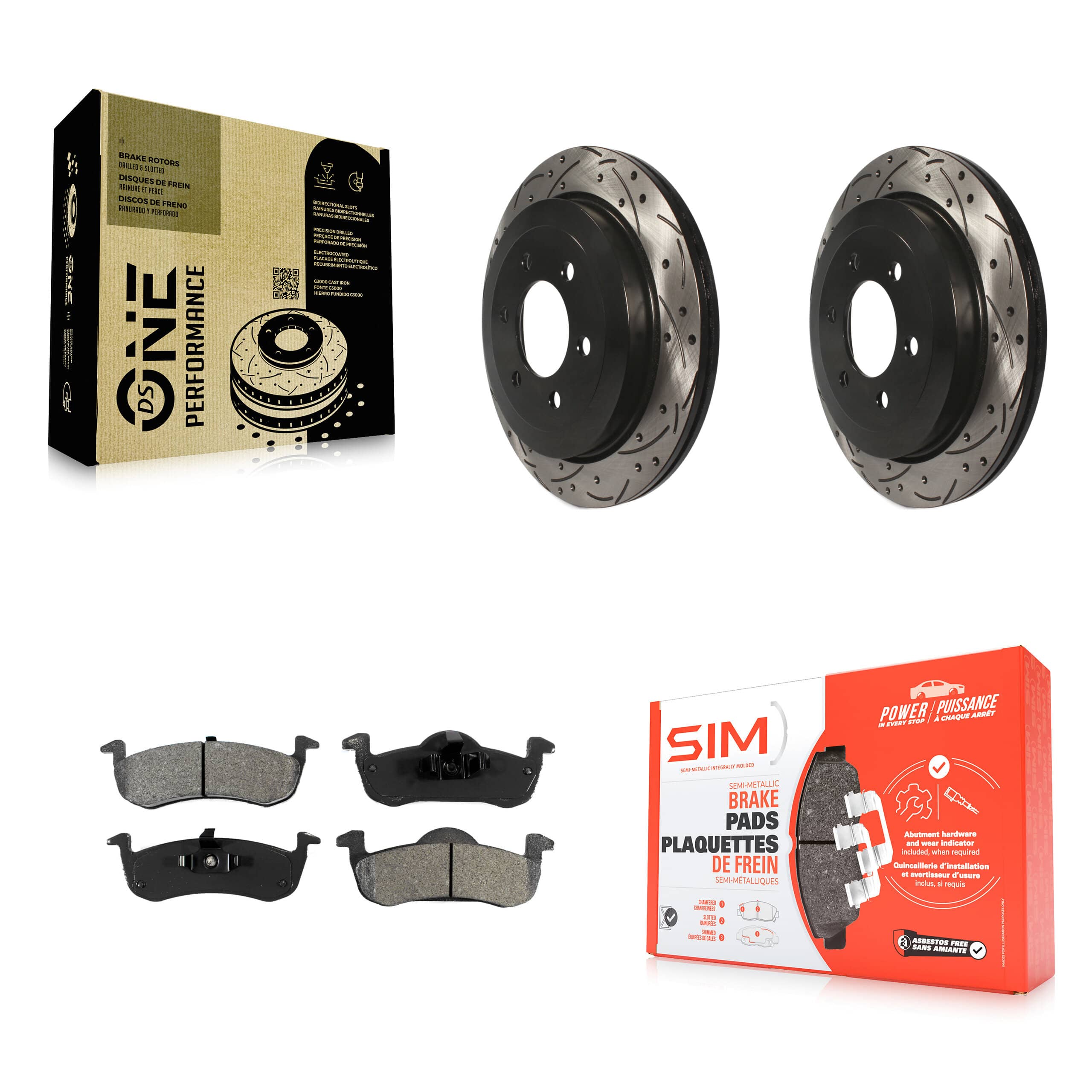 Transit Auto - KDS-100403 - Rear Disc Brake Kits
