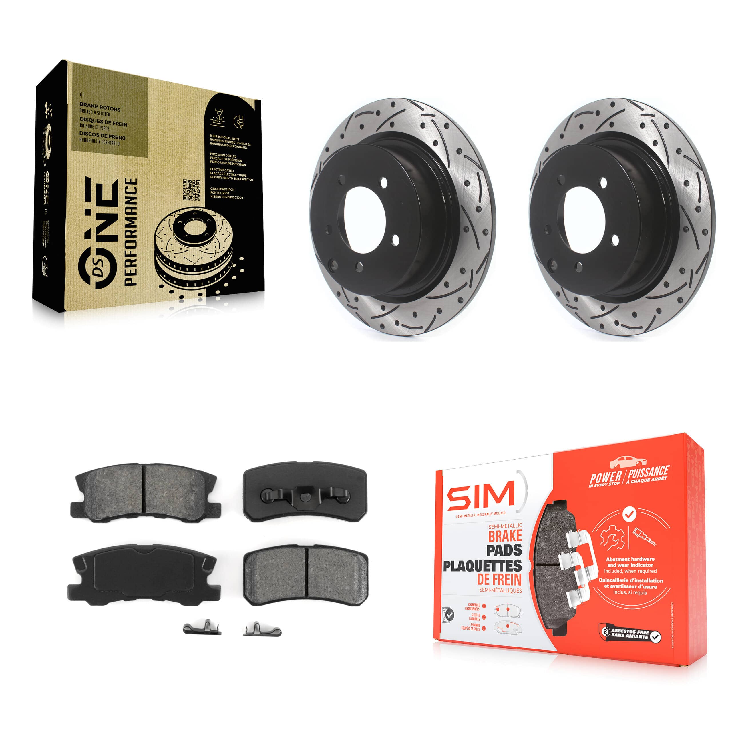 Transit Auto - KDS-100424 - Rear Disc Brake Kits