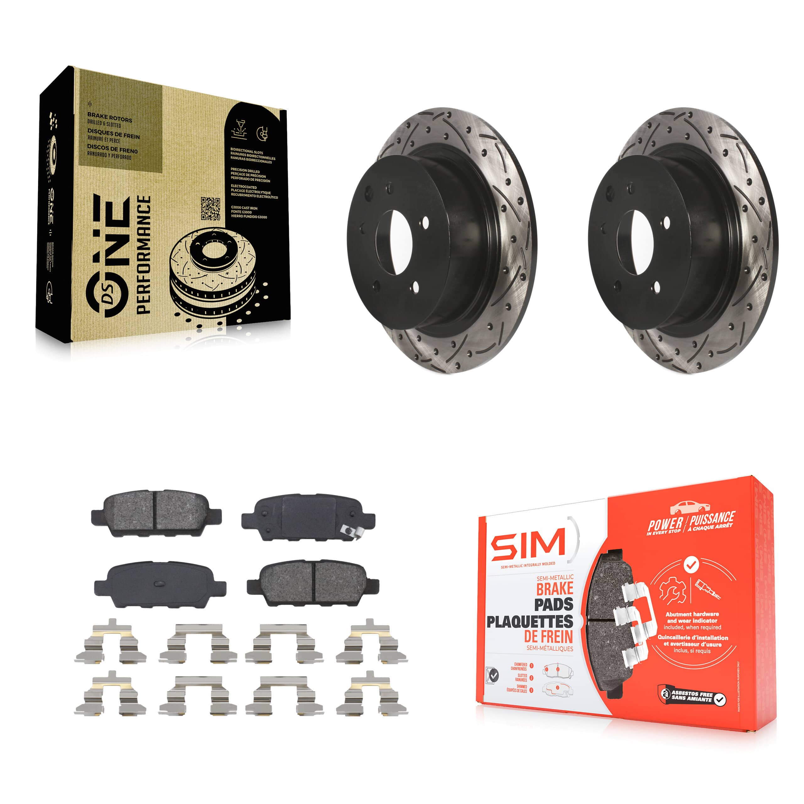 Transit Auto - KDS-100433 - Rear Disc Brake Kits
