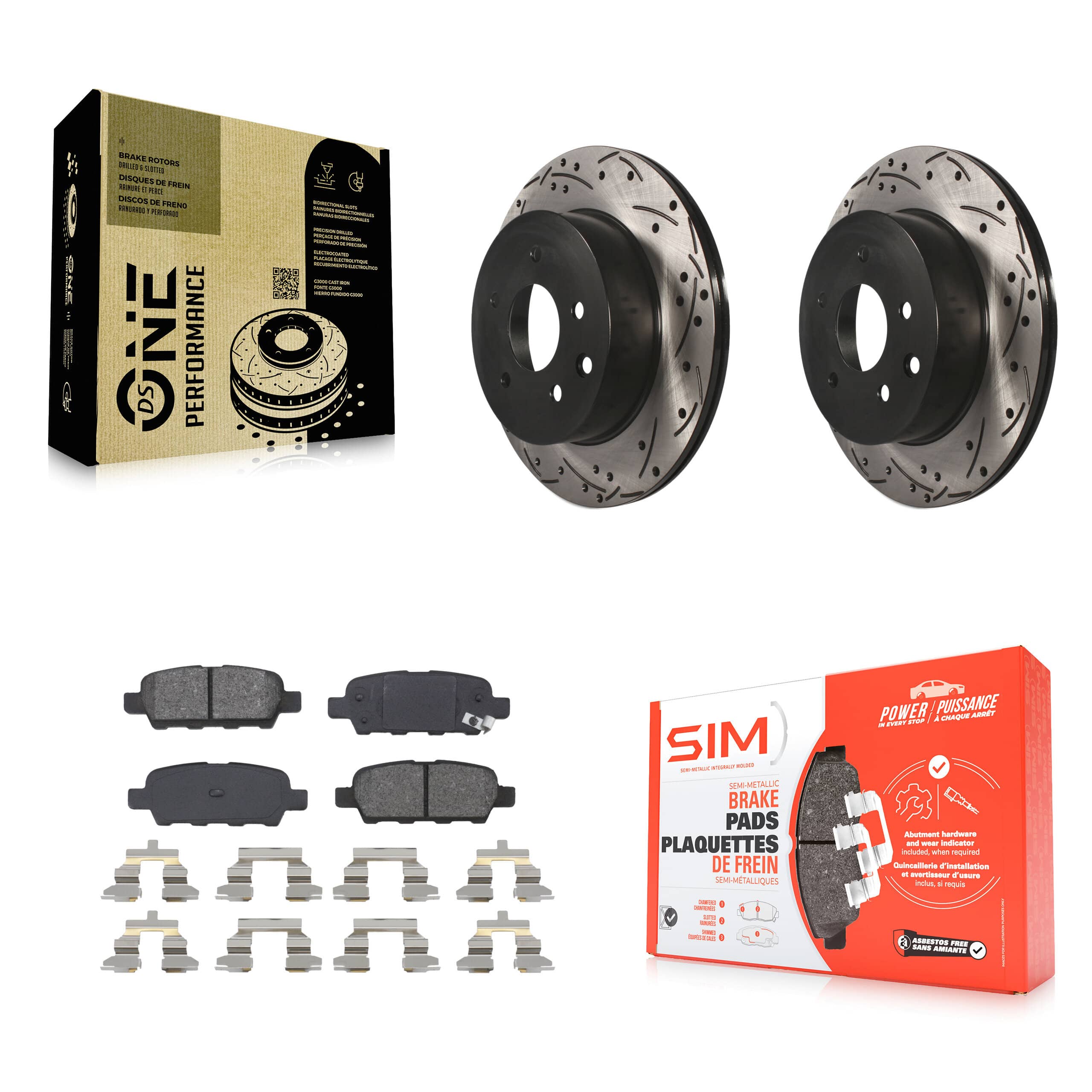 Transit Auto - KDS-100434 - Rear Disc Brake Kits