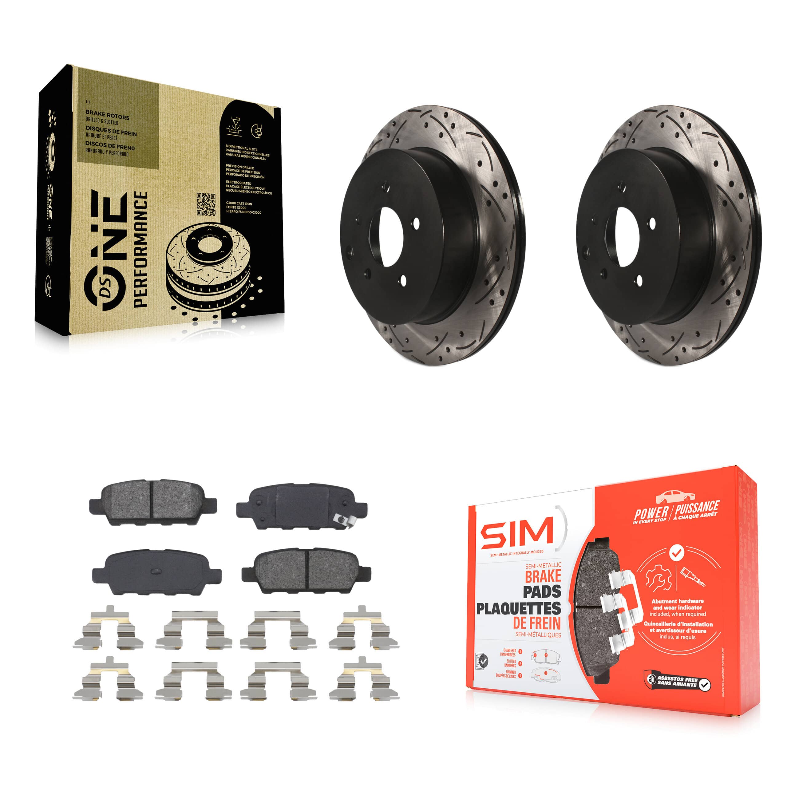 Transit Auto - KDS-100436 - Rear Disc Brake Kits