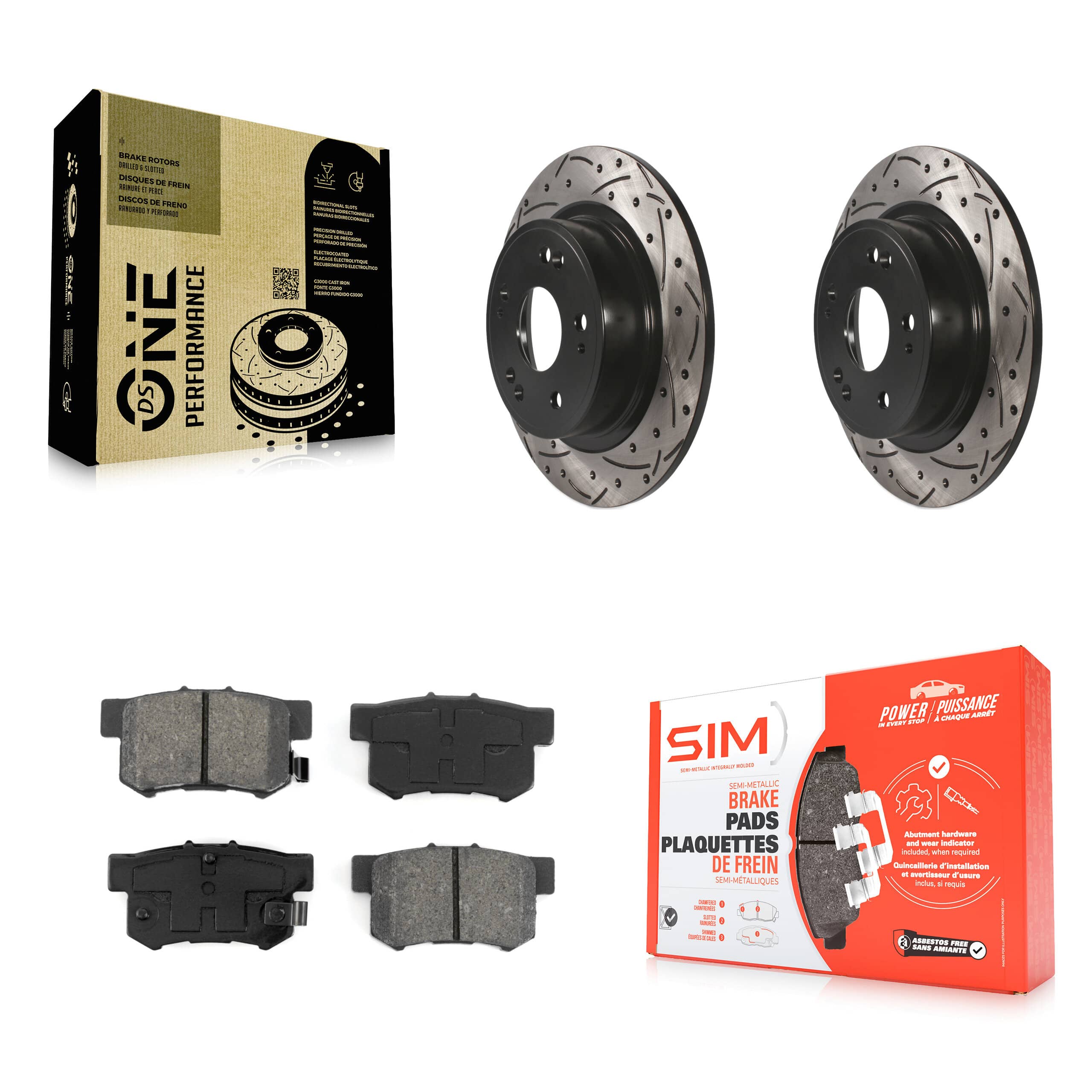 Transit Auto - KDS-100451 - Rear Disc Brake Kits