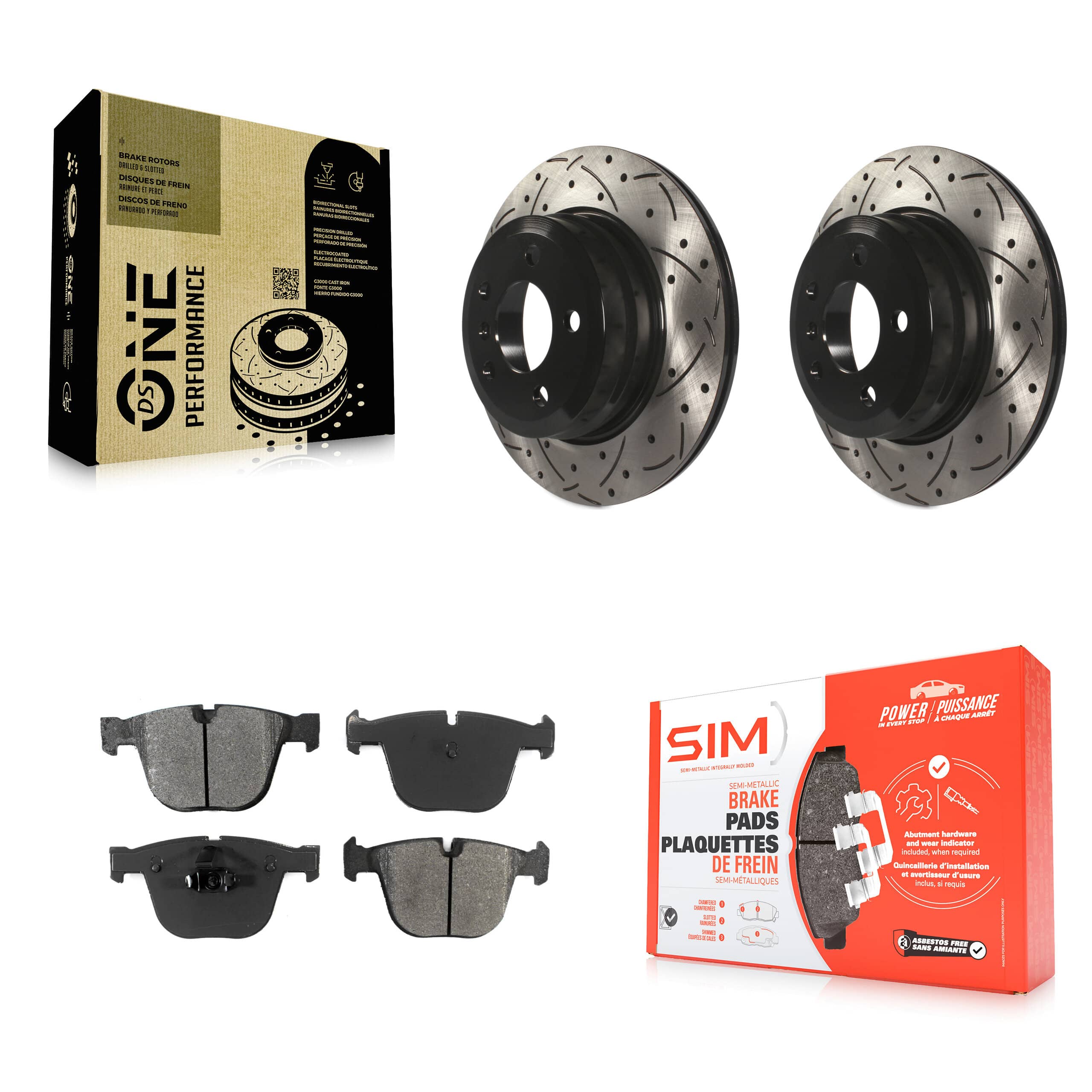 Transit Auto - KDS-100455 - Rear Disc Brake Kits