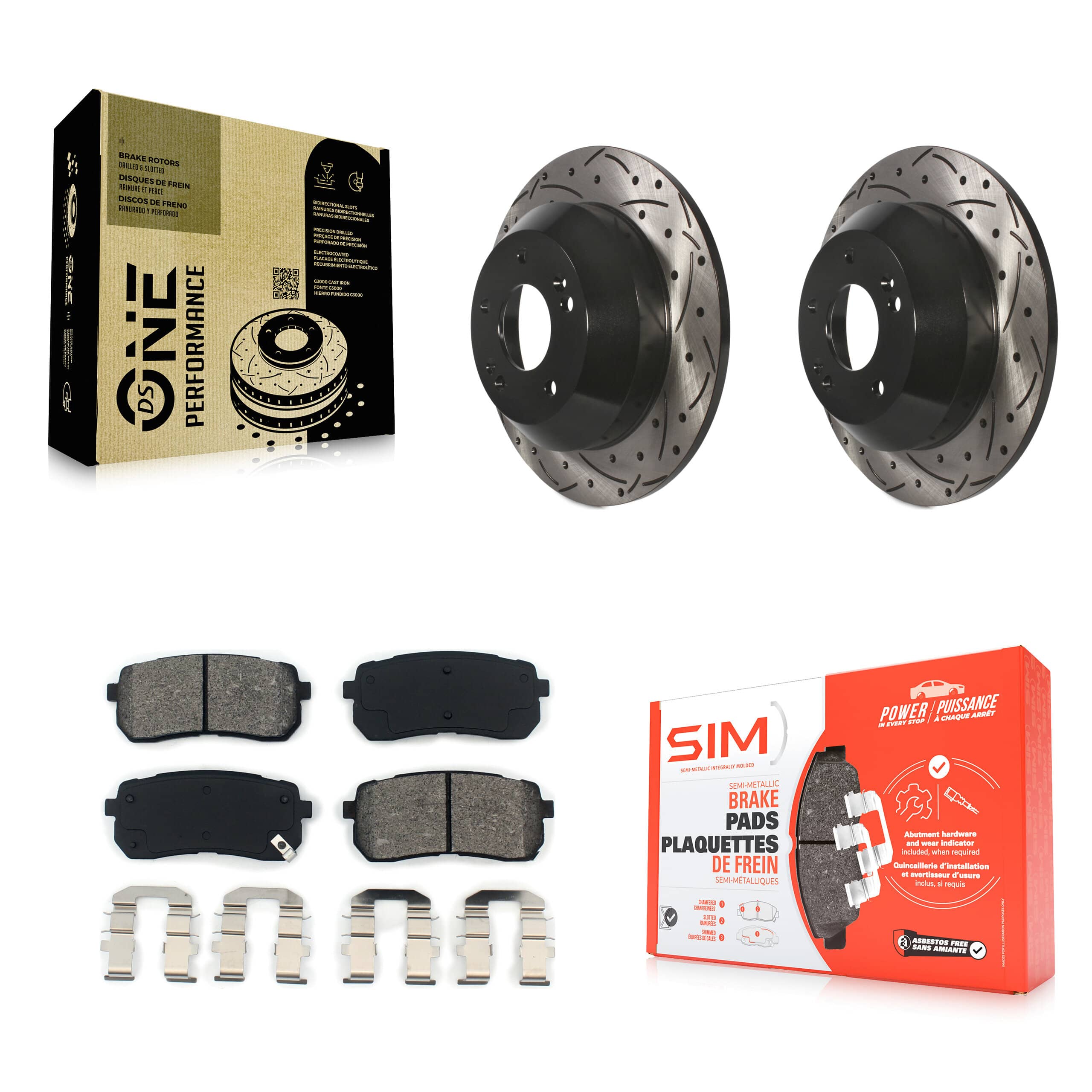 Transit Auto - KDS-100471 - Rear Disc Brake Kits