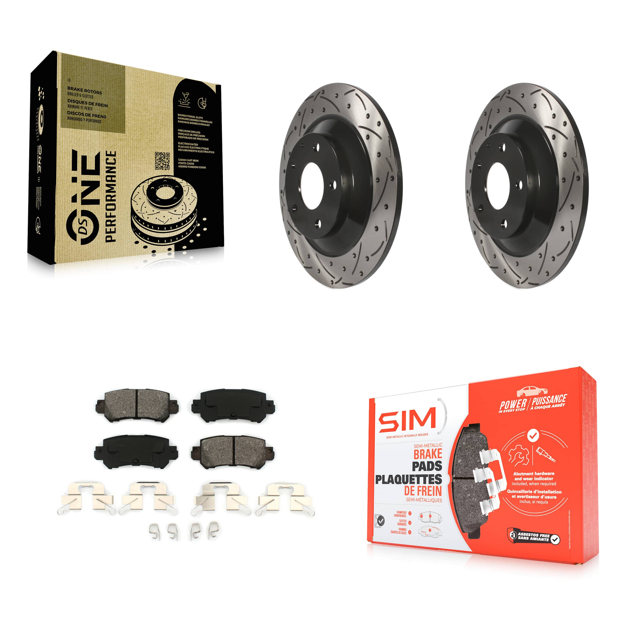 Transit Auto - KDS-100486 - Rear Disc Brake Kits