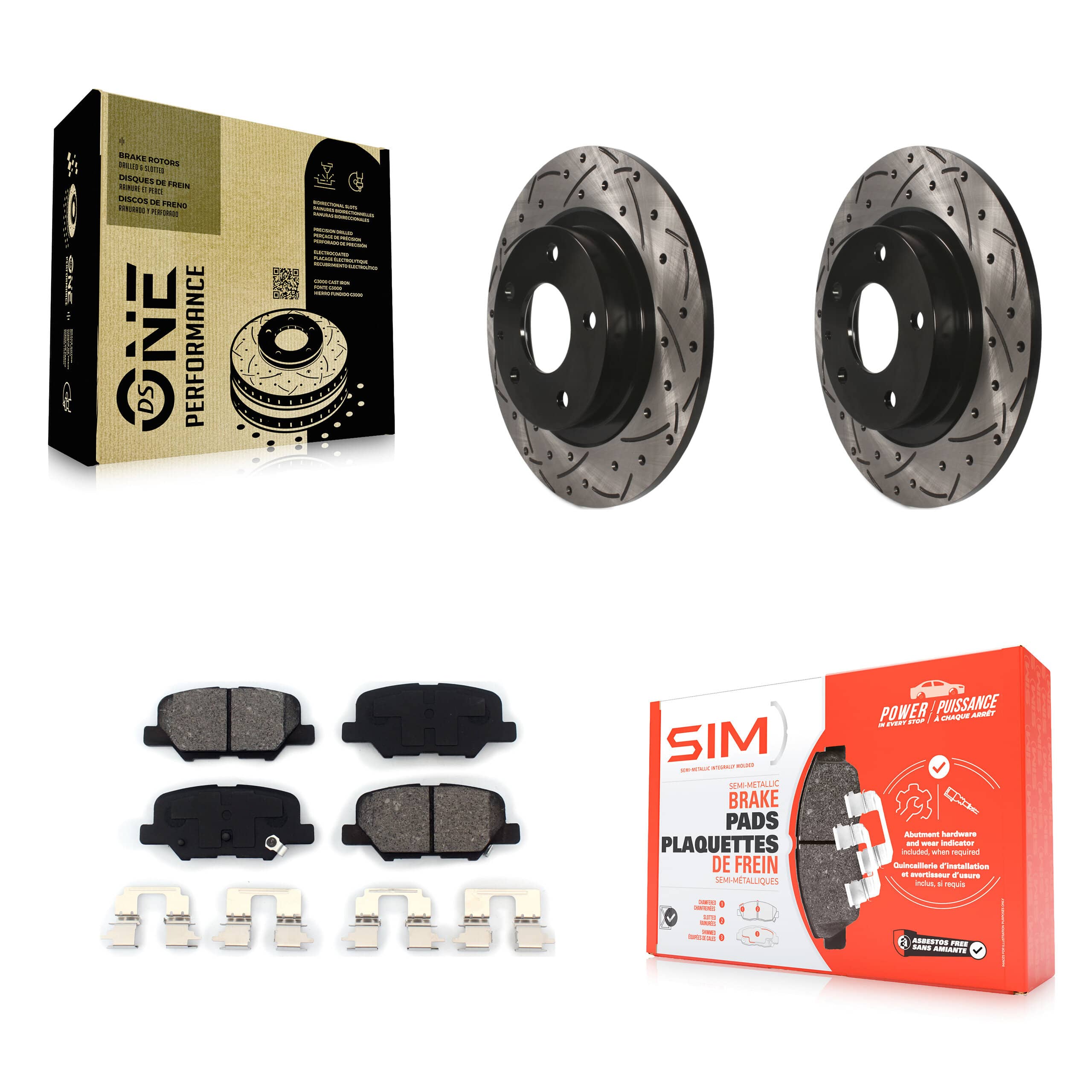 Transit Auto - KDS-100487 - Rear Disc Brake Kits