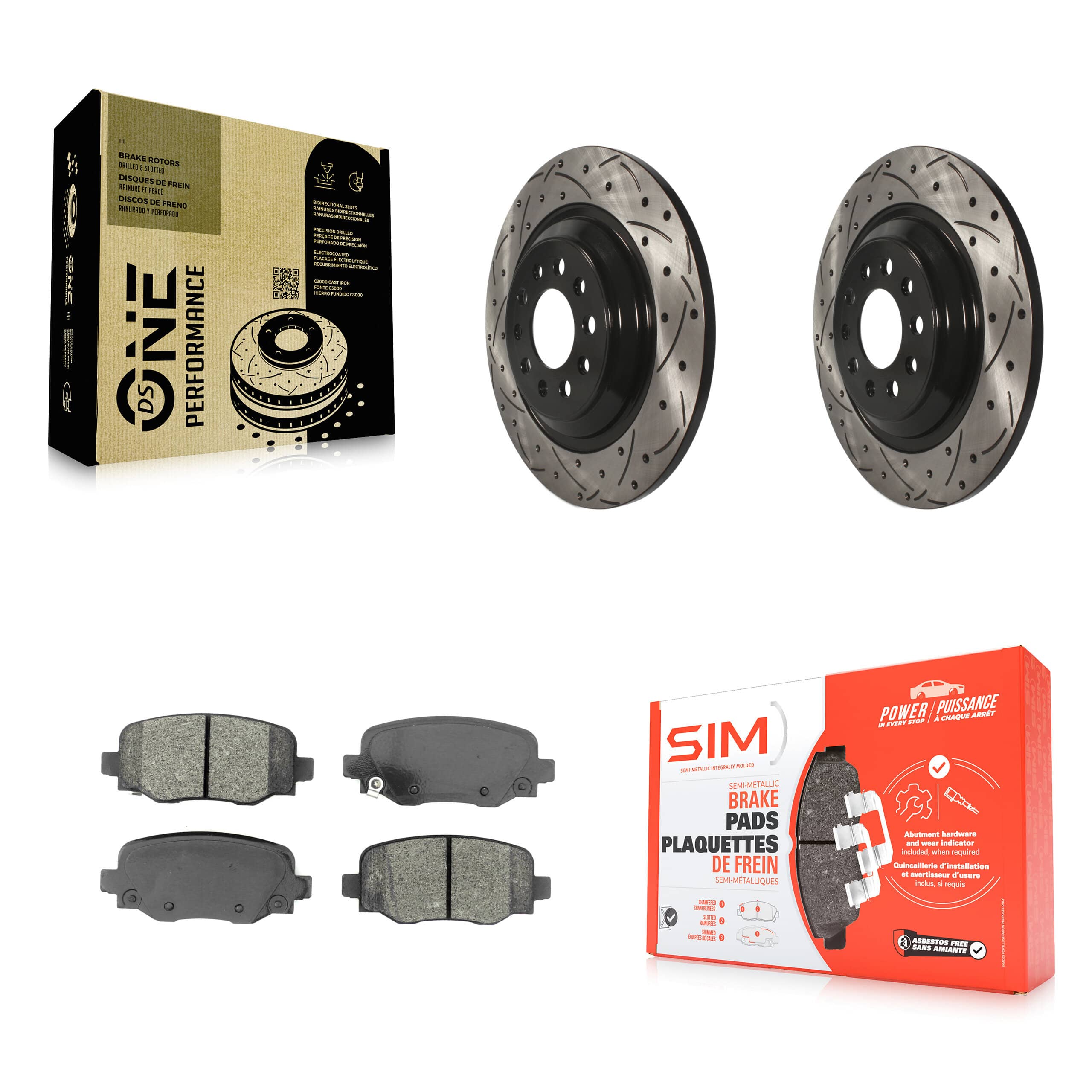 Transit Auto - KDS-100504 - Rear Disc Brake Kits