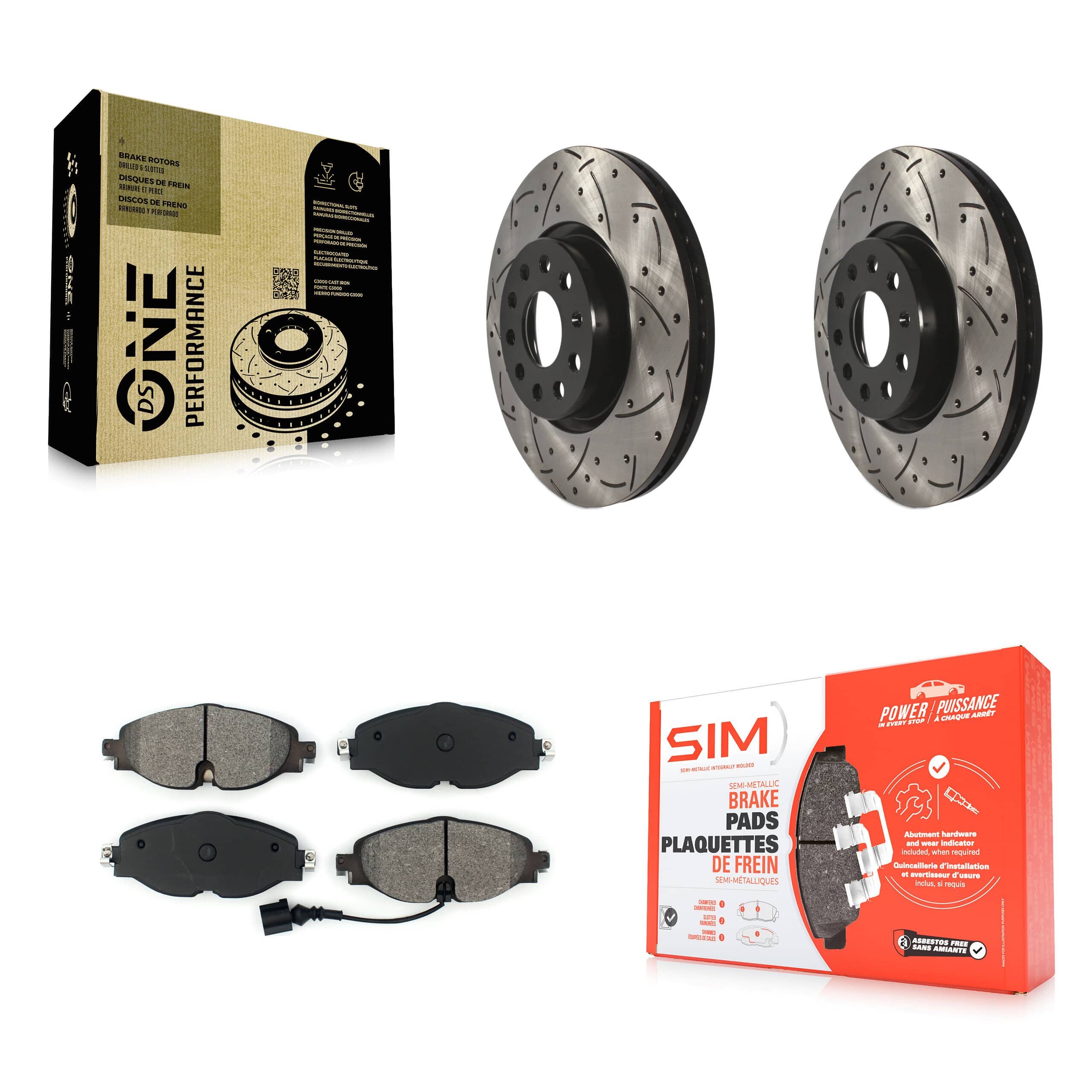 Transit Auto - KDS-100548 - Front Disc Brake Kits