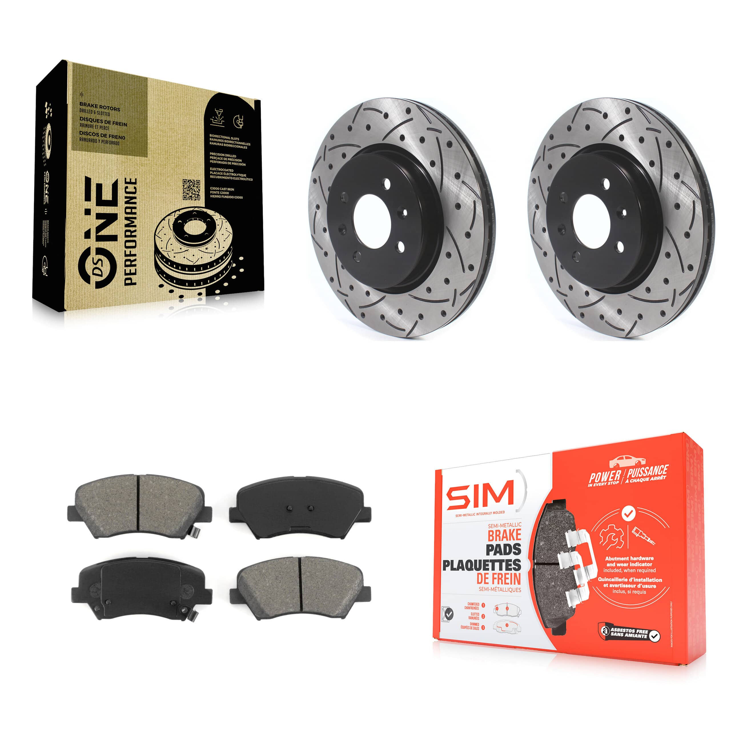 Transit Auto - KDS-100563 - Front Disc Brake Kits