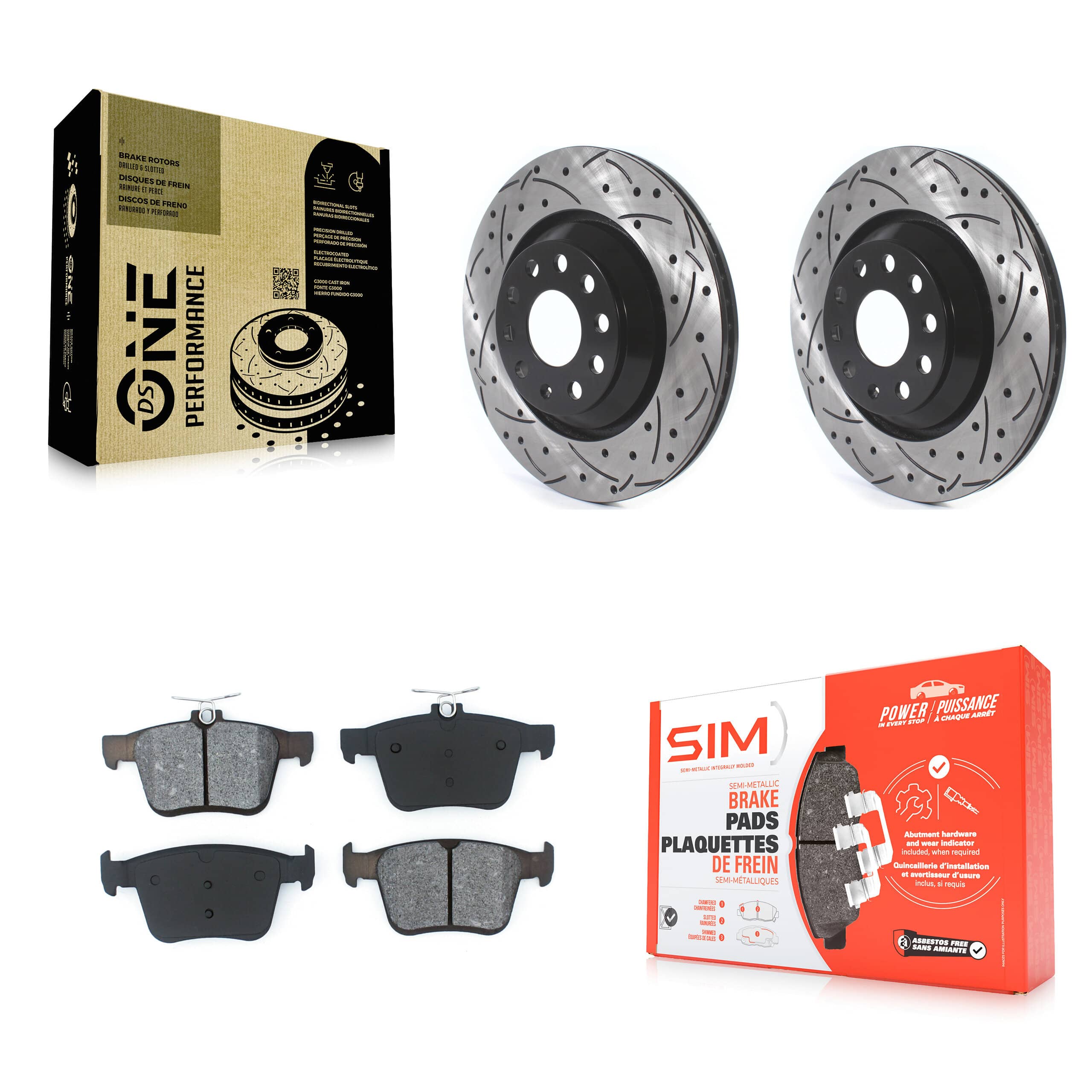 Transit Auto - KDS-100590 - Rear Disc Brake Kits