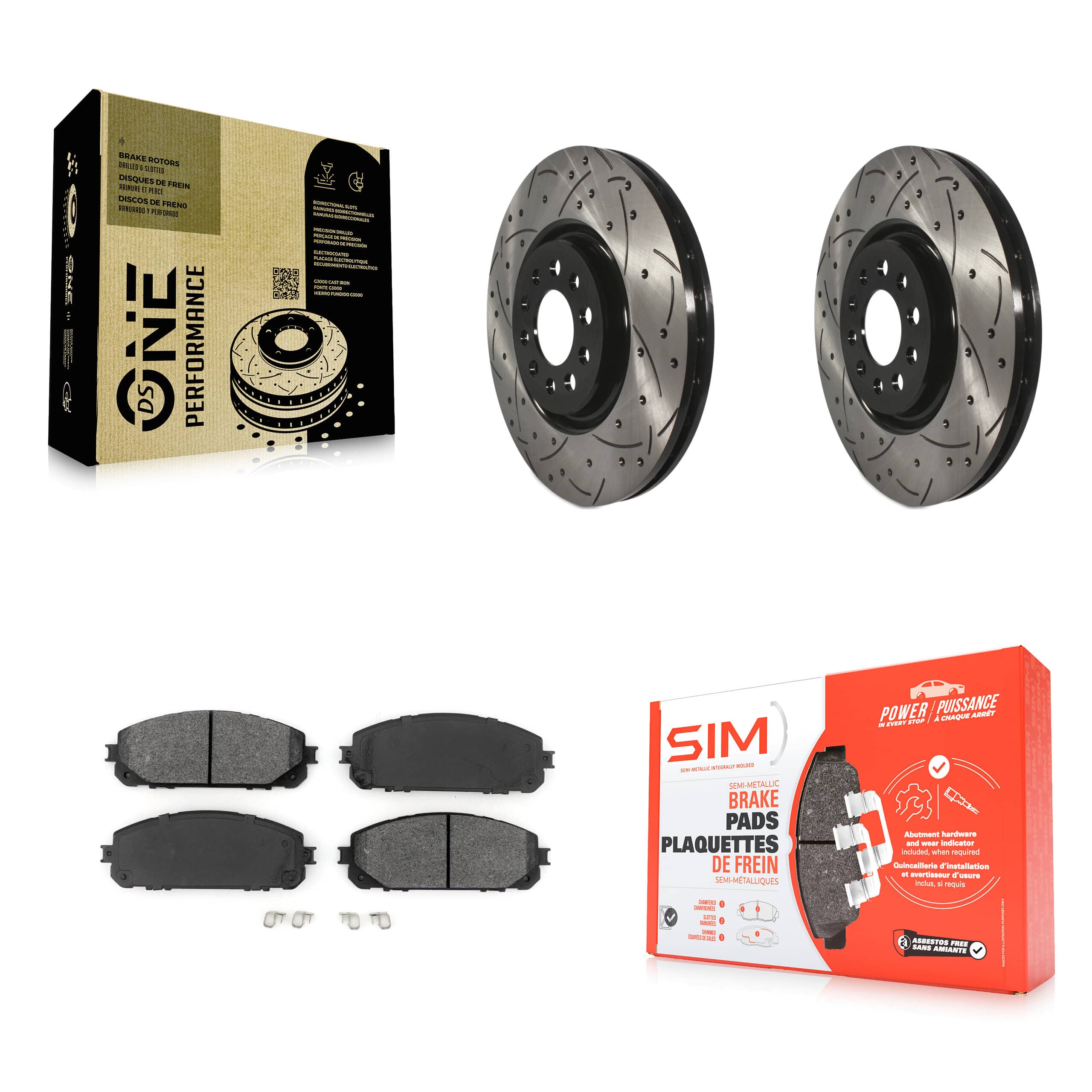 Transit Auto - KDS-100600 - Front Disc Brake Kits