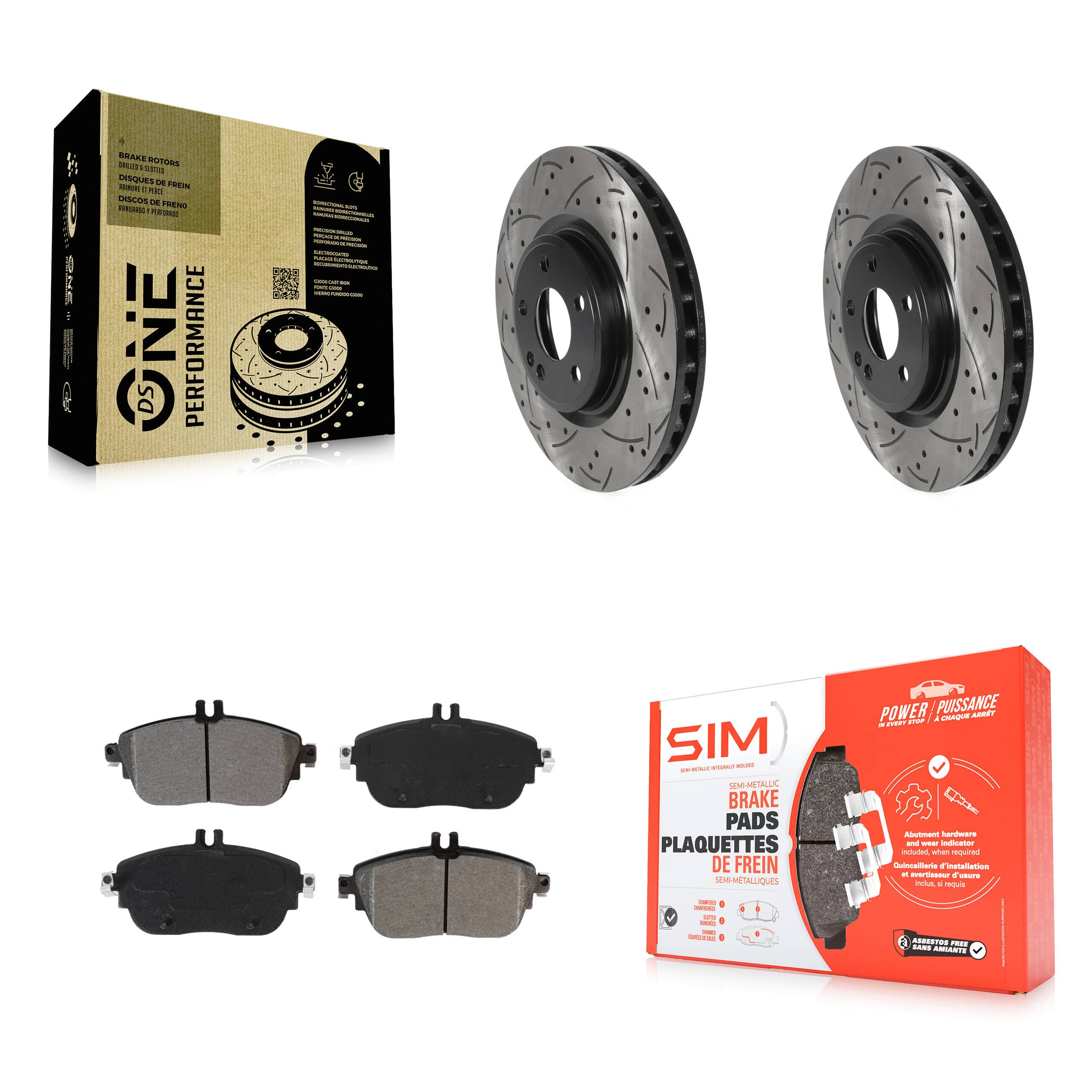 Transit Auto - KDS-100617 - Front Disc Brake Kits