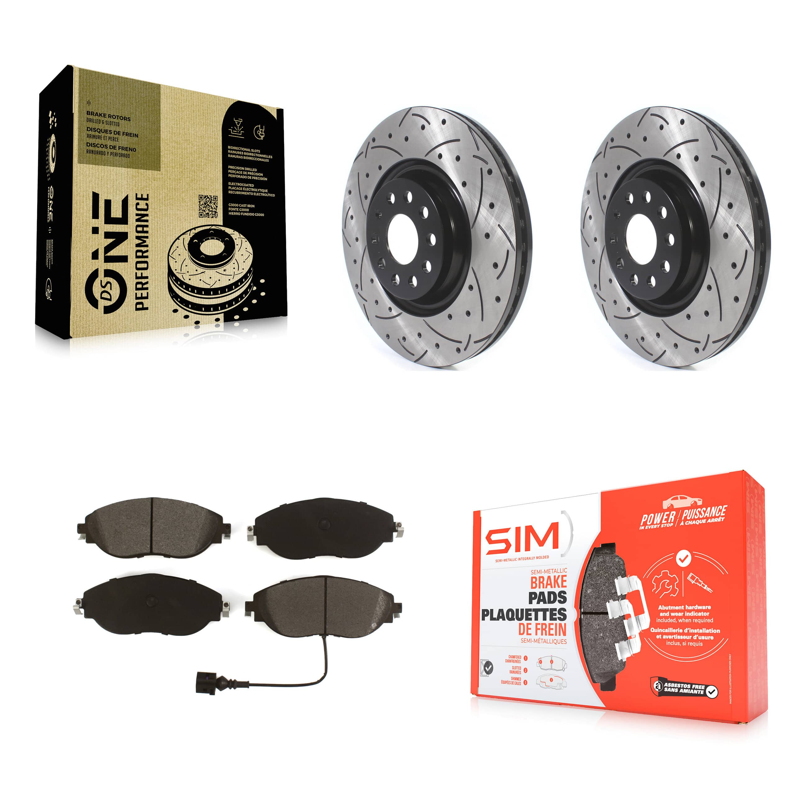 Transit Auto - KDS-100618 - Front Disc Brake Kits