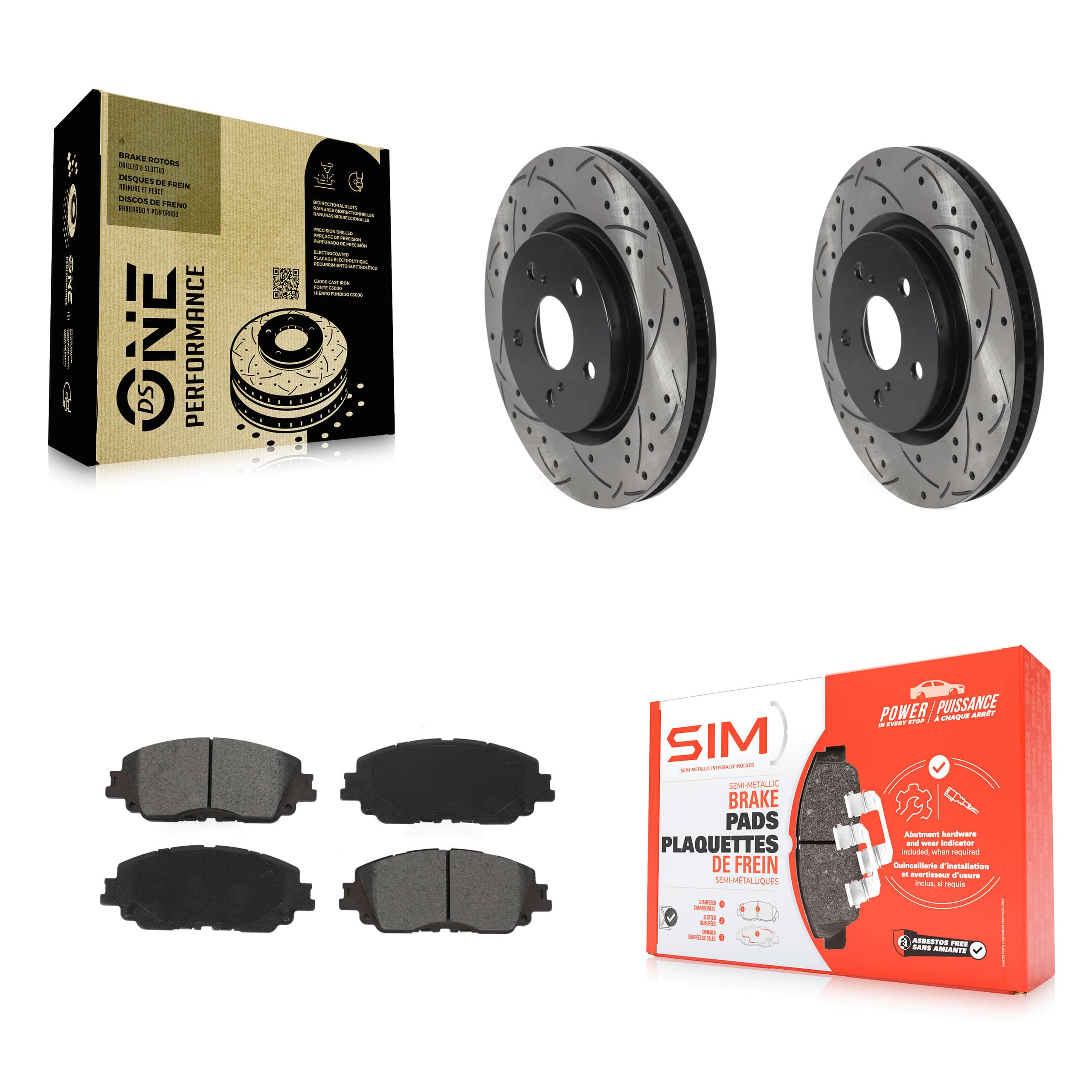 Transit Auto - KDS-100622 - Front Disc Brake Kits