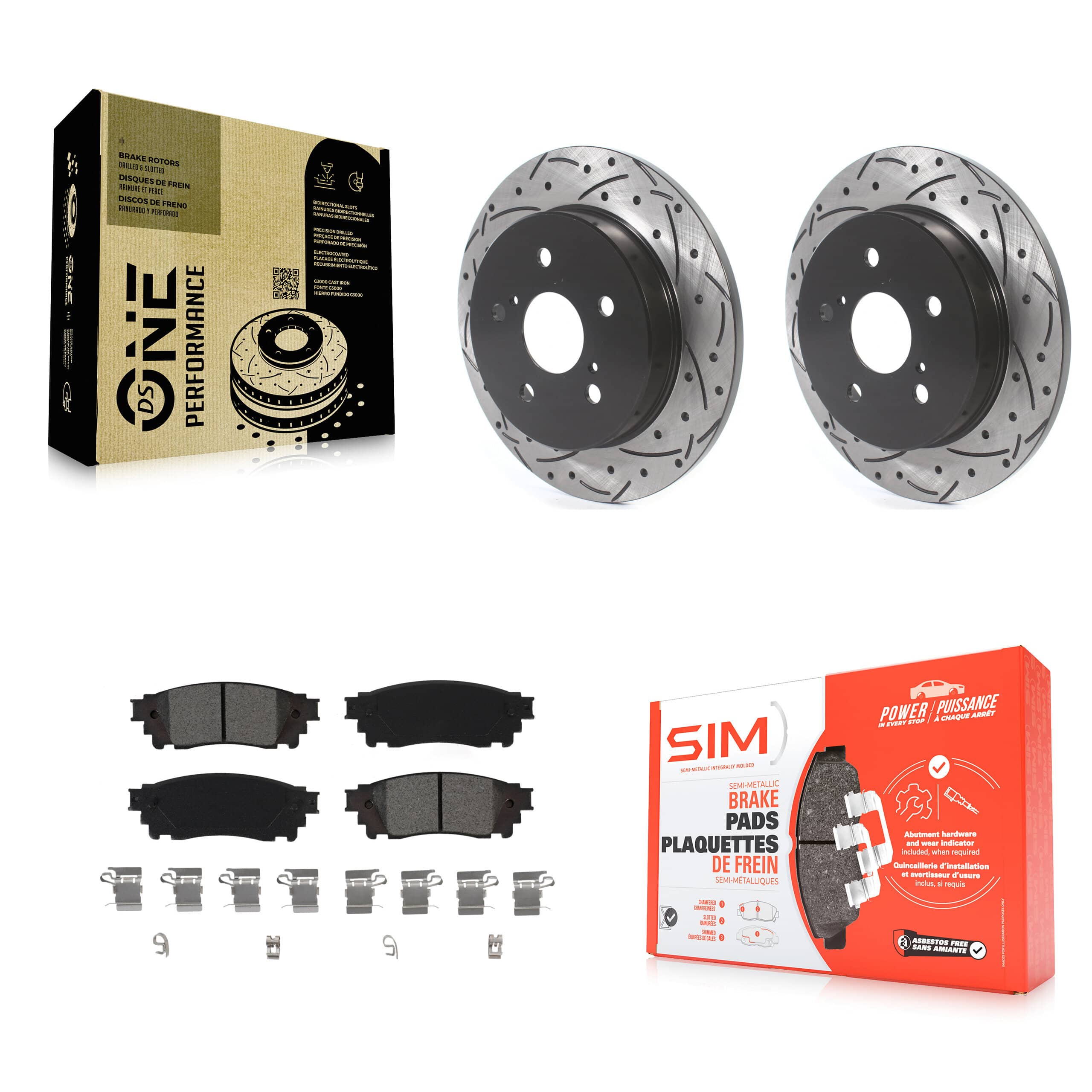 Transit Auto - KDS-100655 - Rear Disc Brake Kits