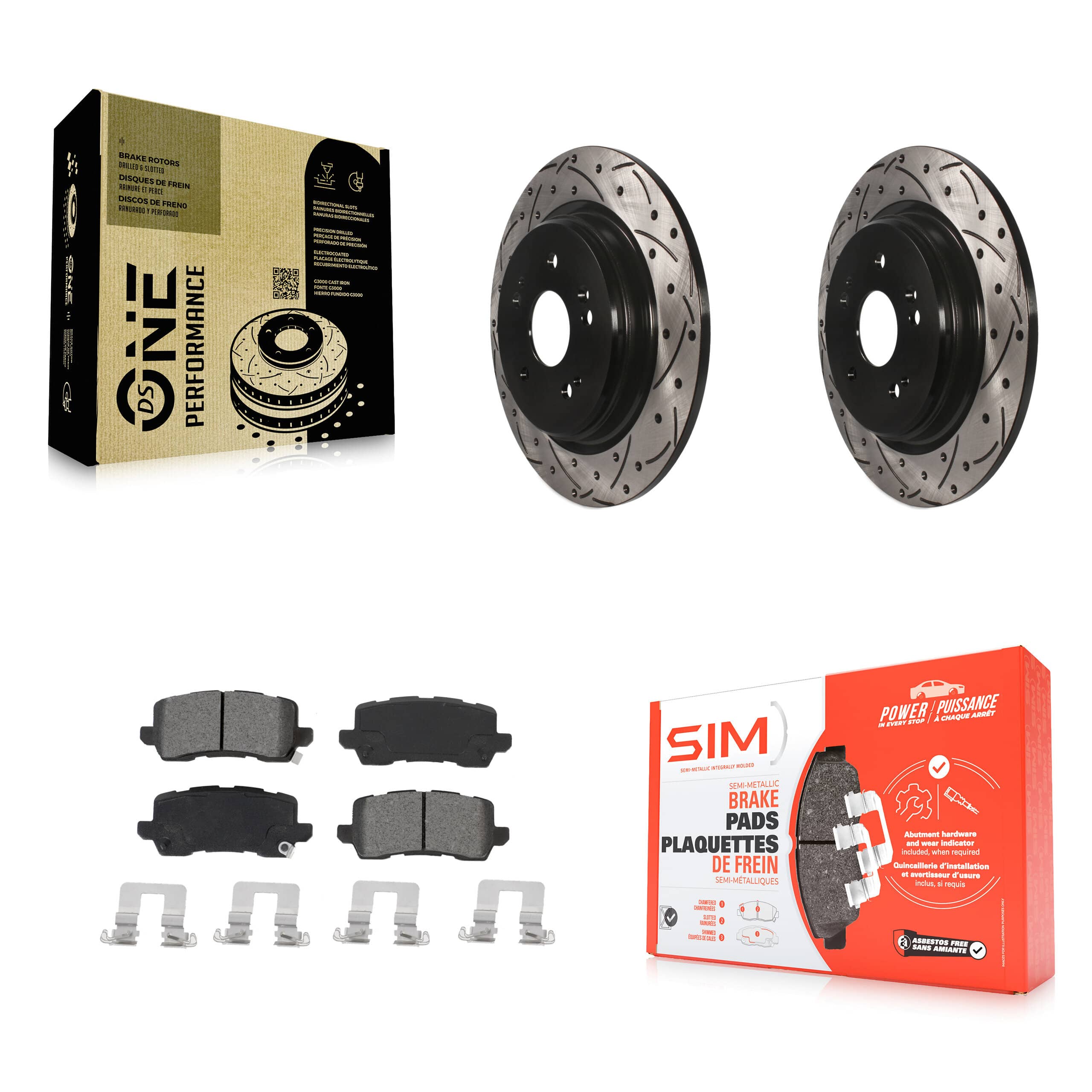 Transit Auto - KDS-100657 - Rear Disc Brake Kits
