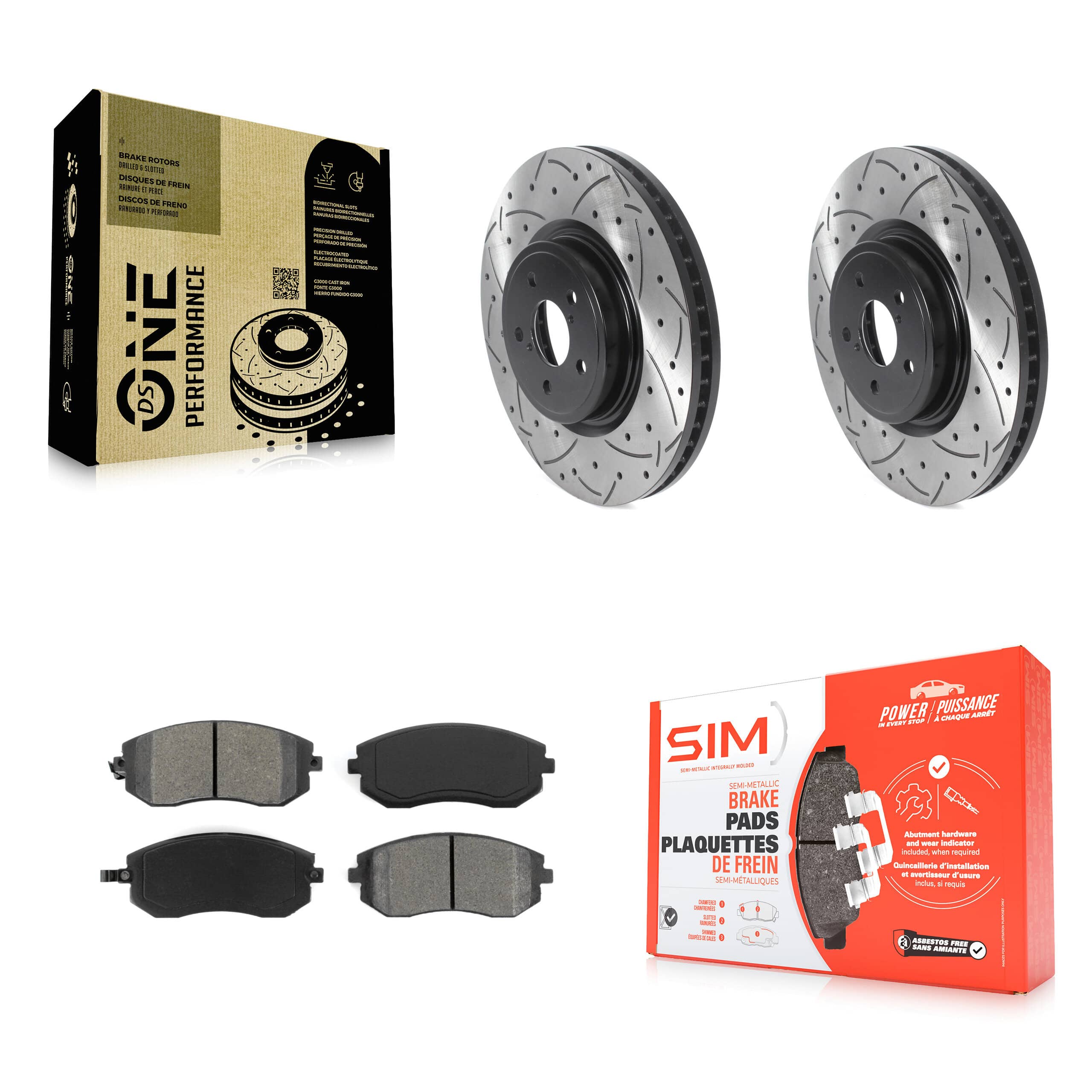 Transit Auto - KDS-100680 - Front Disc Brake Kits