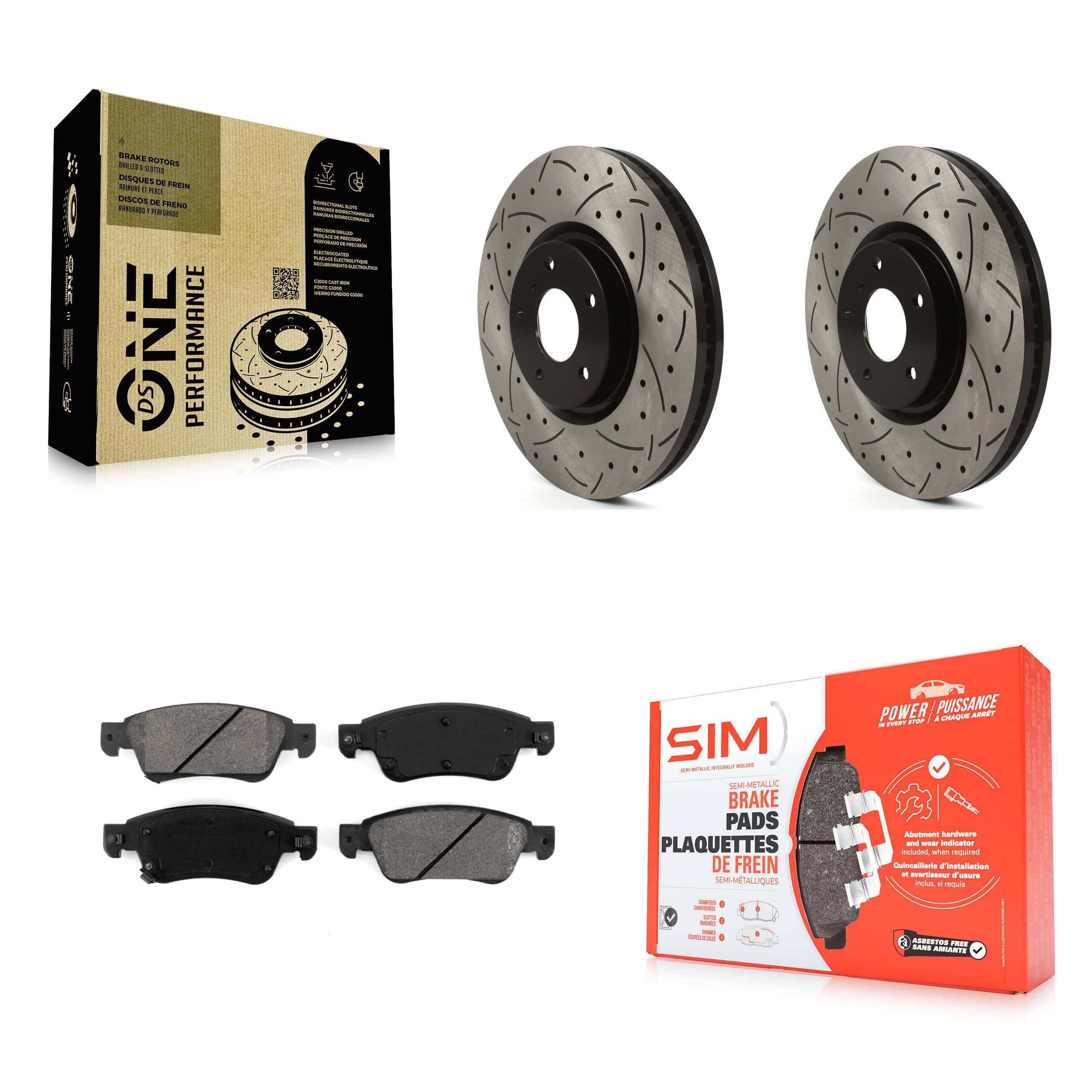 Transit Auto - KDS-100684 - Front Disc Brake Kits
