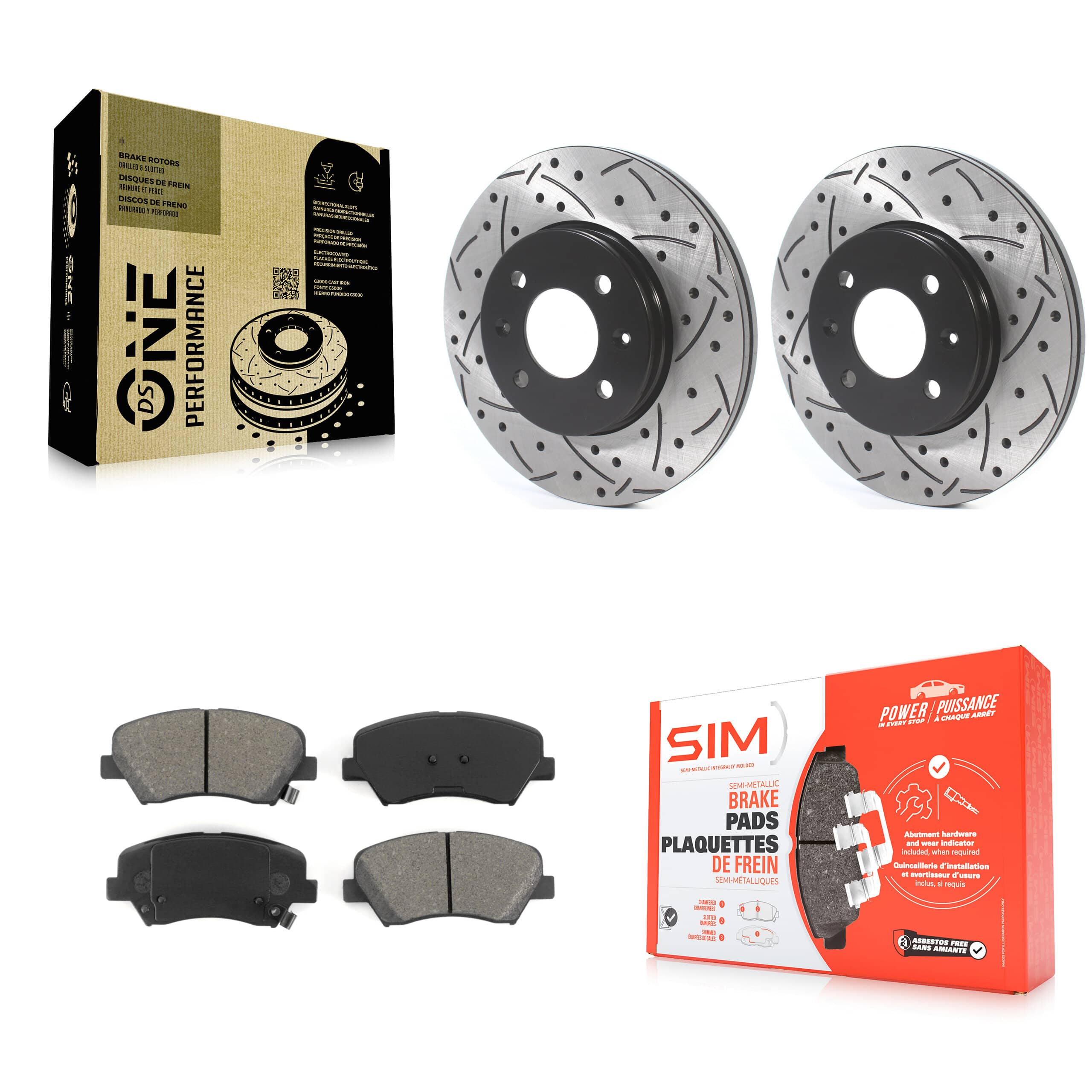 Transit Auto - KDS-100700 - Front Disc Brake Kits