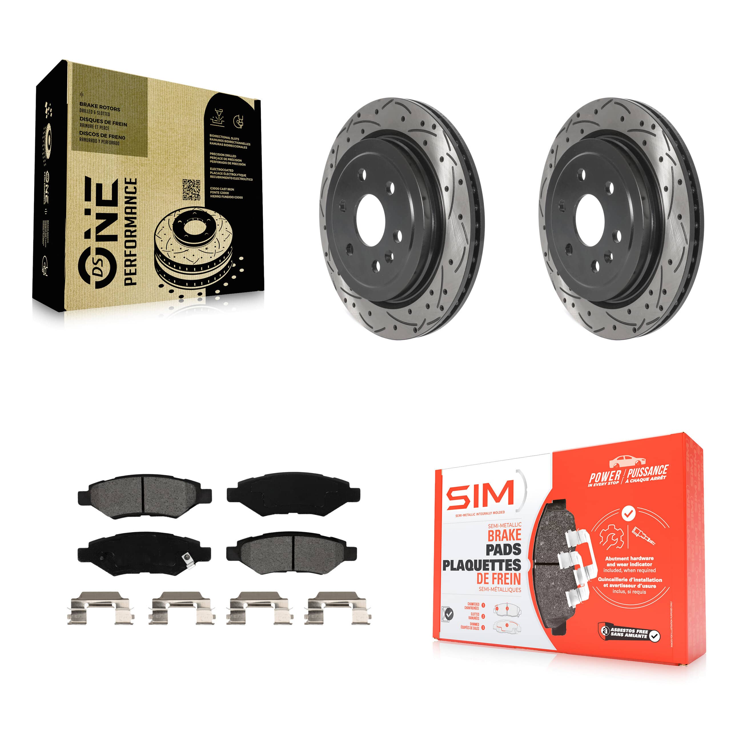 Transit Auto - KDS-100781 - Rear Disc Brake Kits