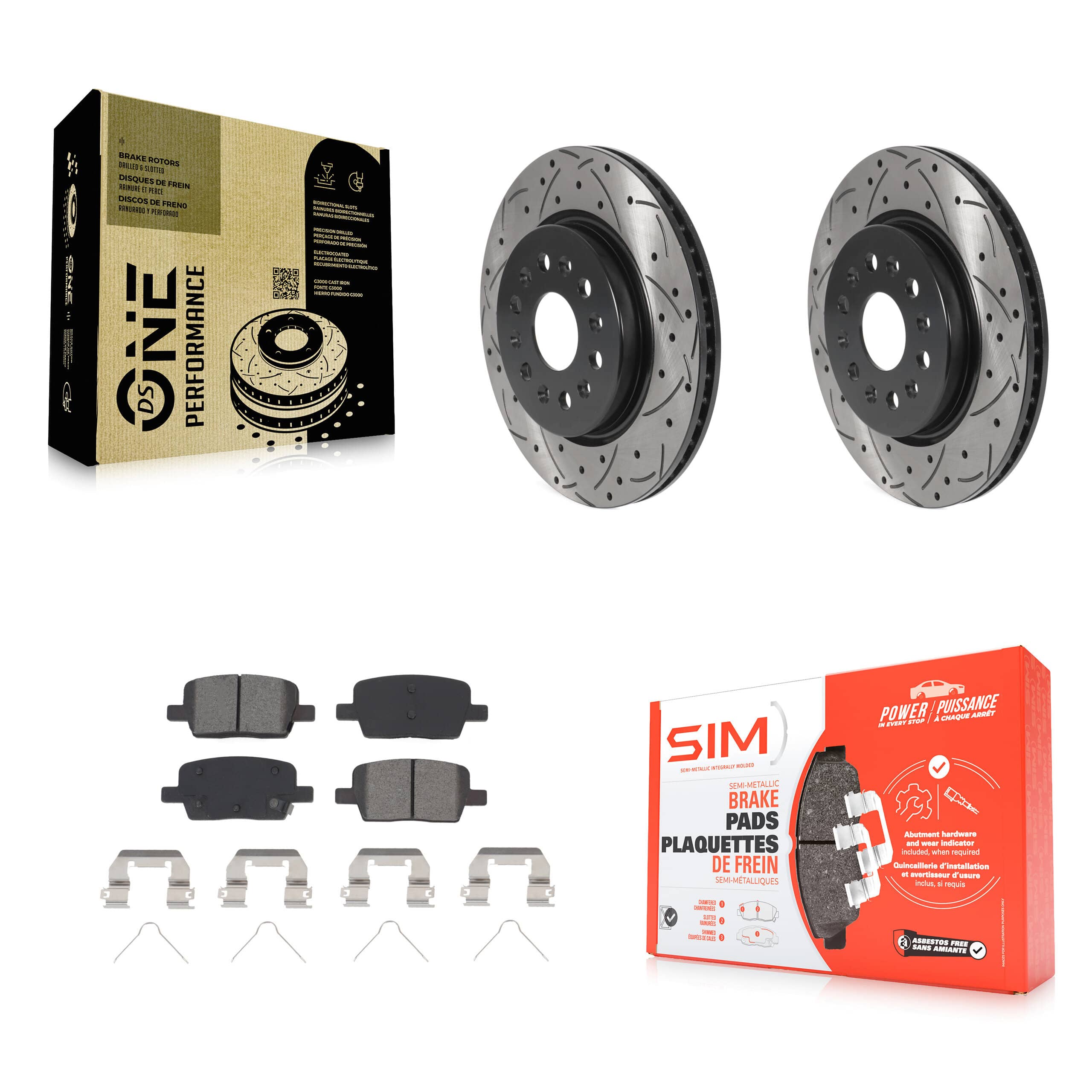 Transit Auto - KDS-100786 - Rear Disc Brake Kits