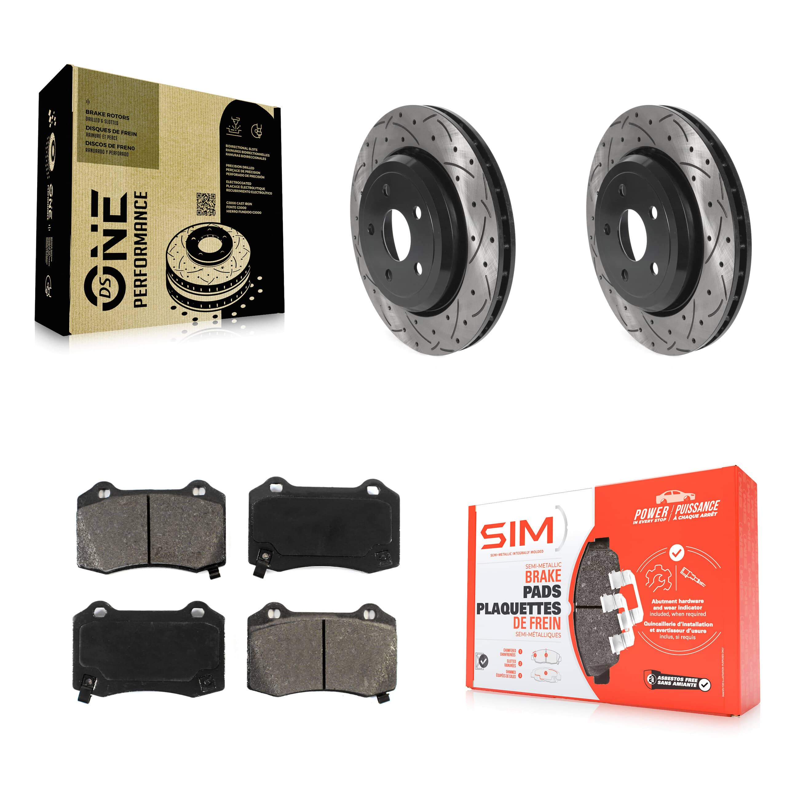 Transit Auto - KDS-100789 - Rear Disc Brake Kits