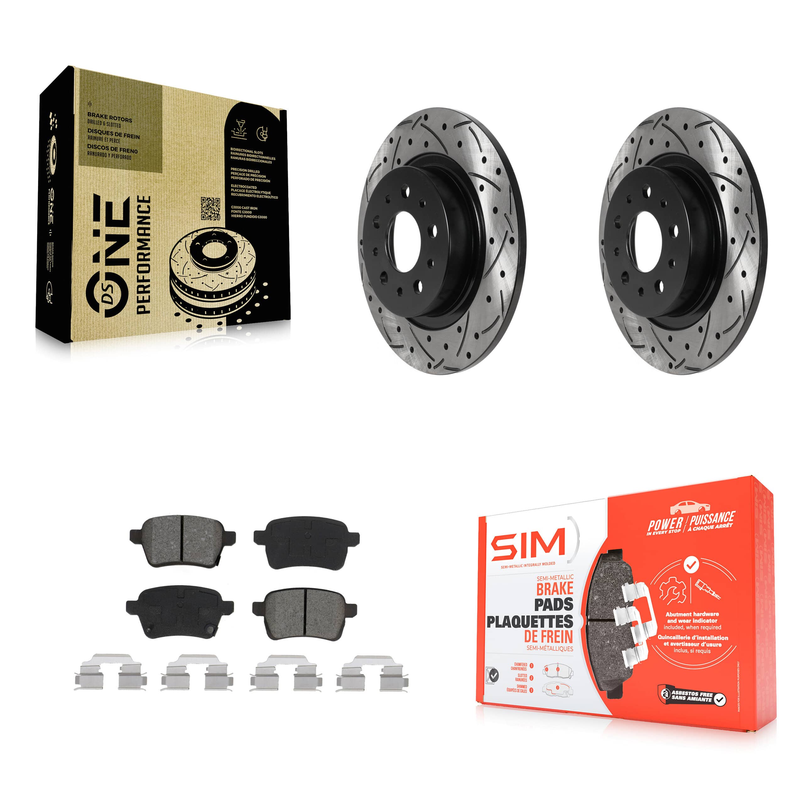 Transit Auto - KDS-100790 - Rear Disc Brake Kits