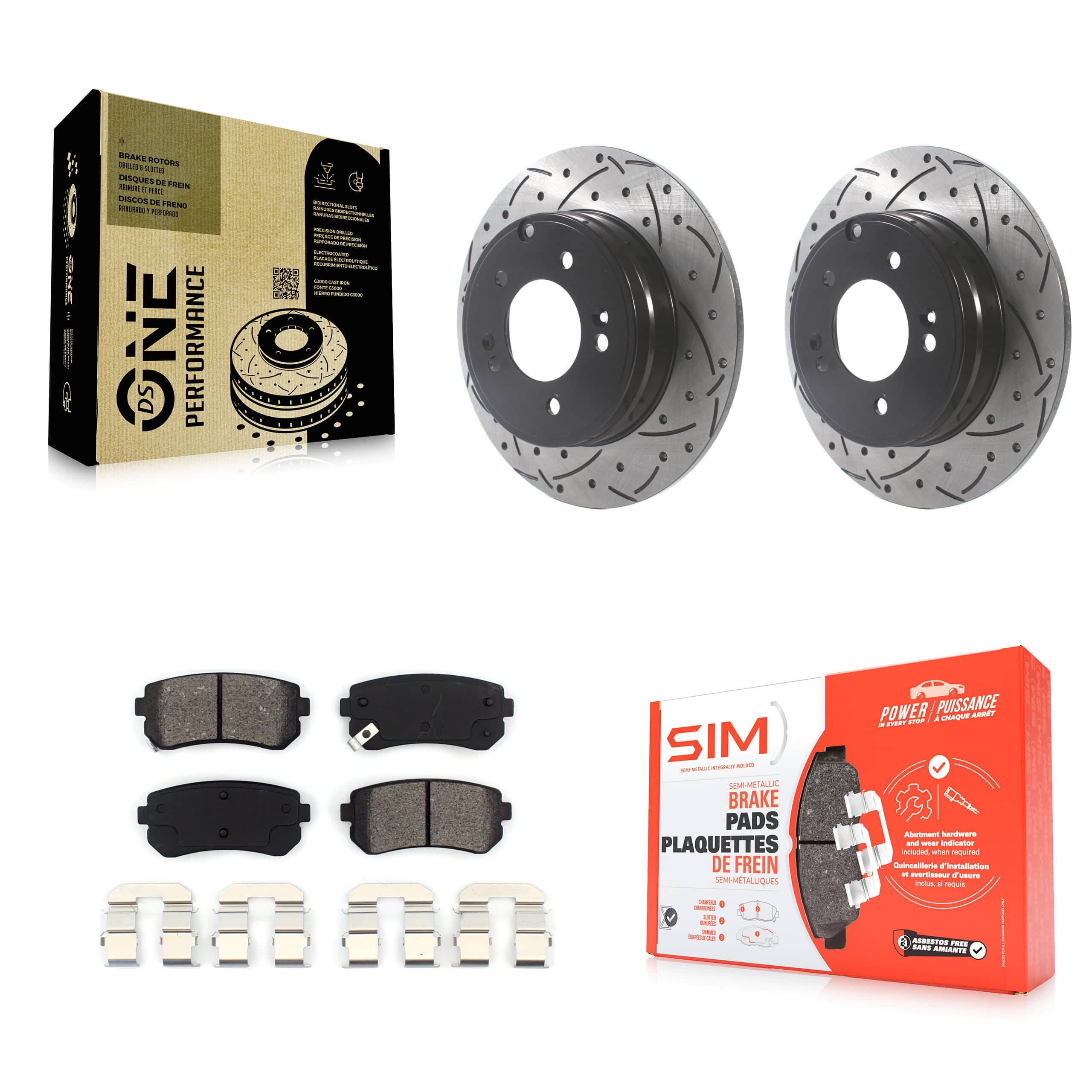 Transit Auto - KDS-100802 - Rear Disc Brake Kits