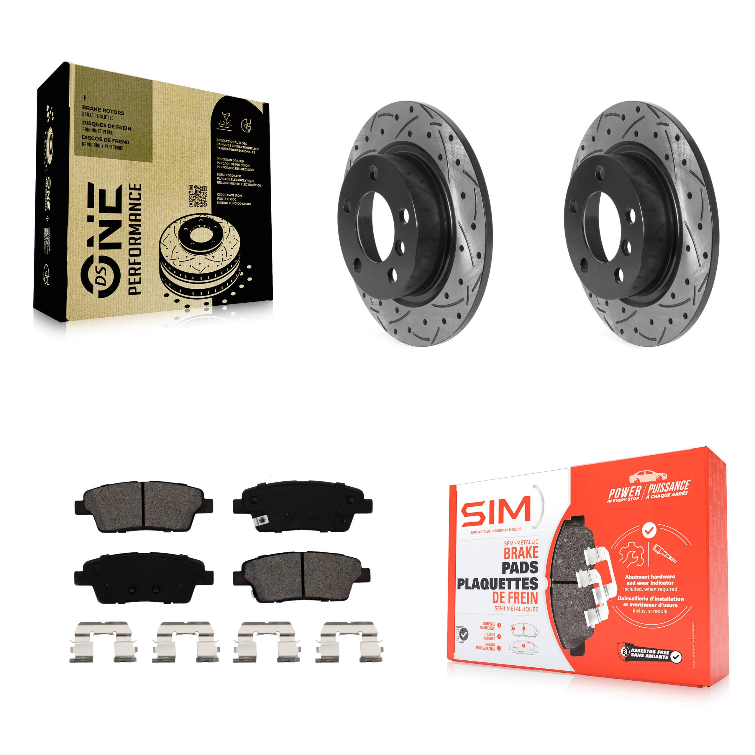 Transit Auto - KDS-100817 - Rear Disc Brake Kits