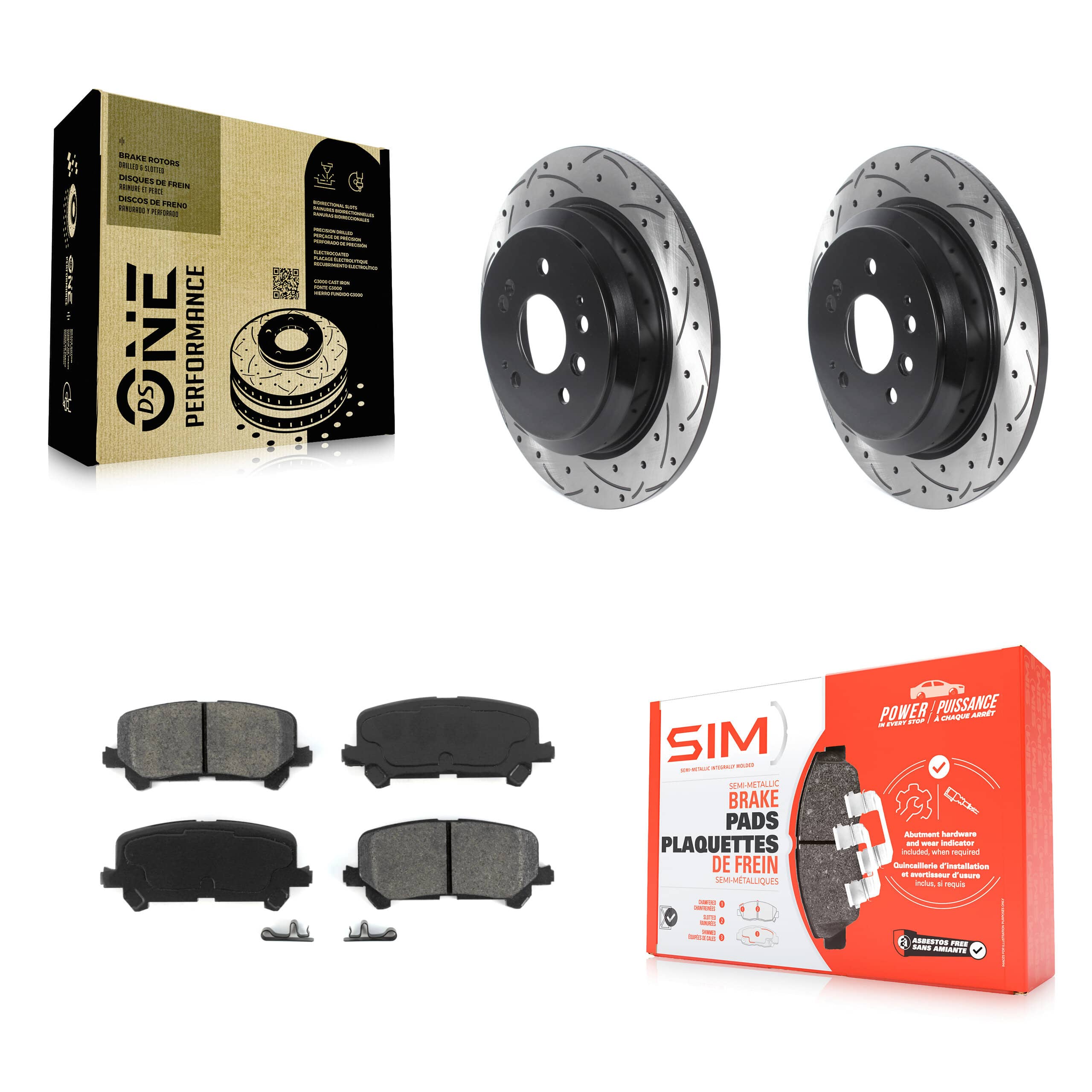 Transit Auto - KDS-100830 - Rear Disc Brake Kits