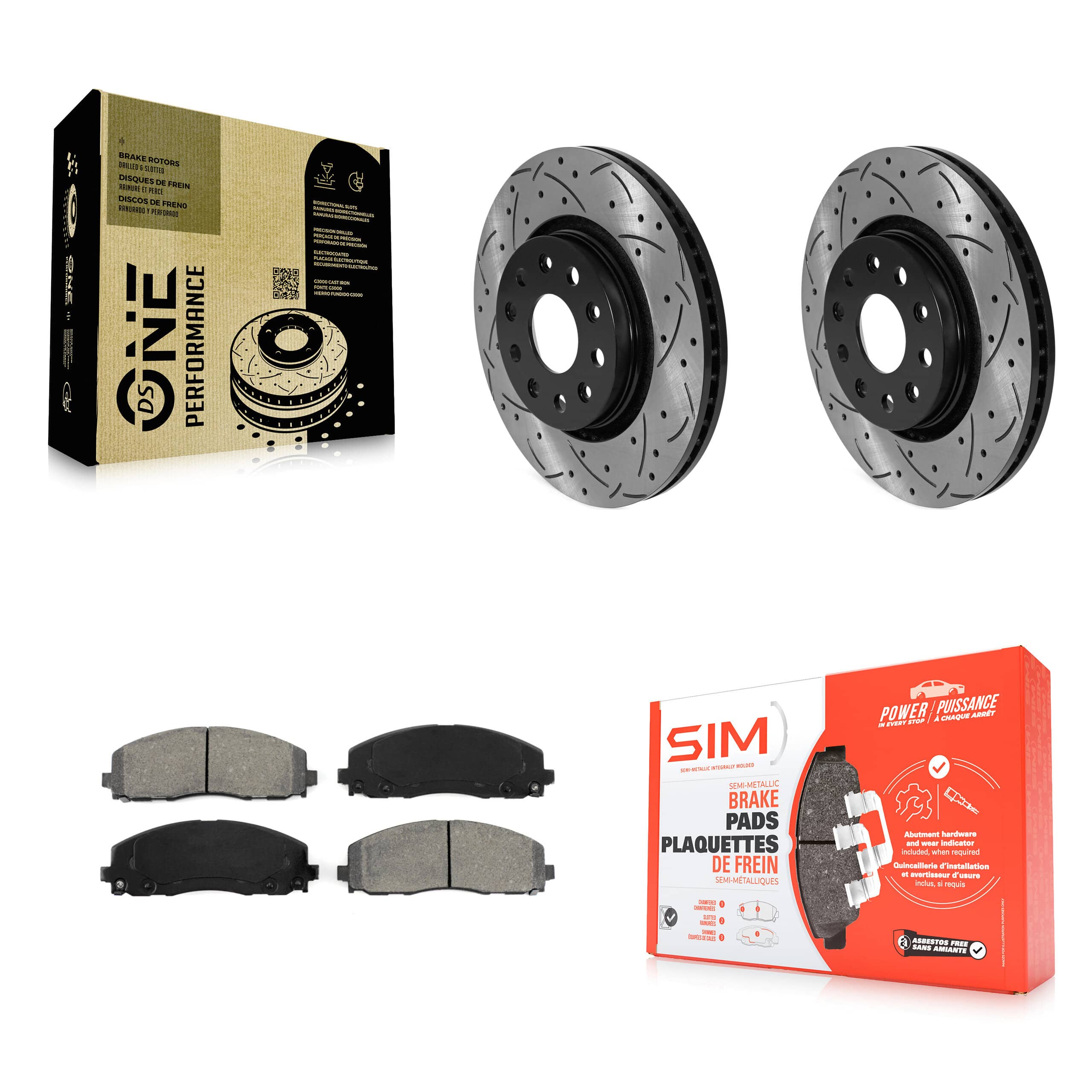 Transit Auto - KDS-100865 - Front Disc Brake Kits
