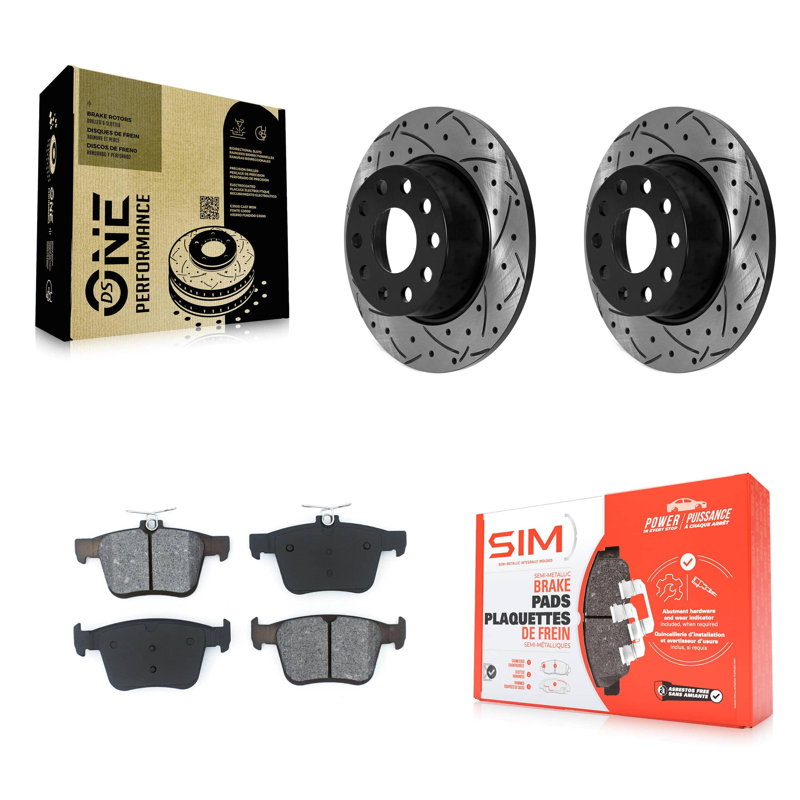 Transit Auto - KDS-100881 - Rear Disc Brake Kits