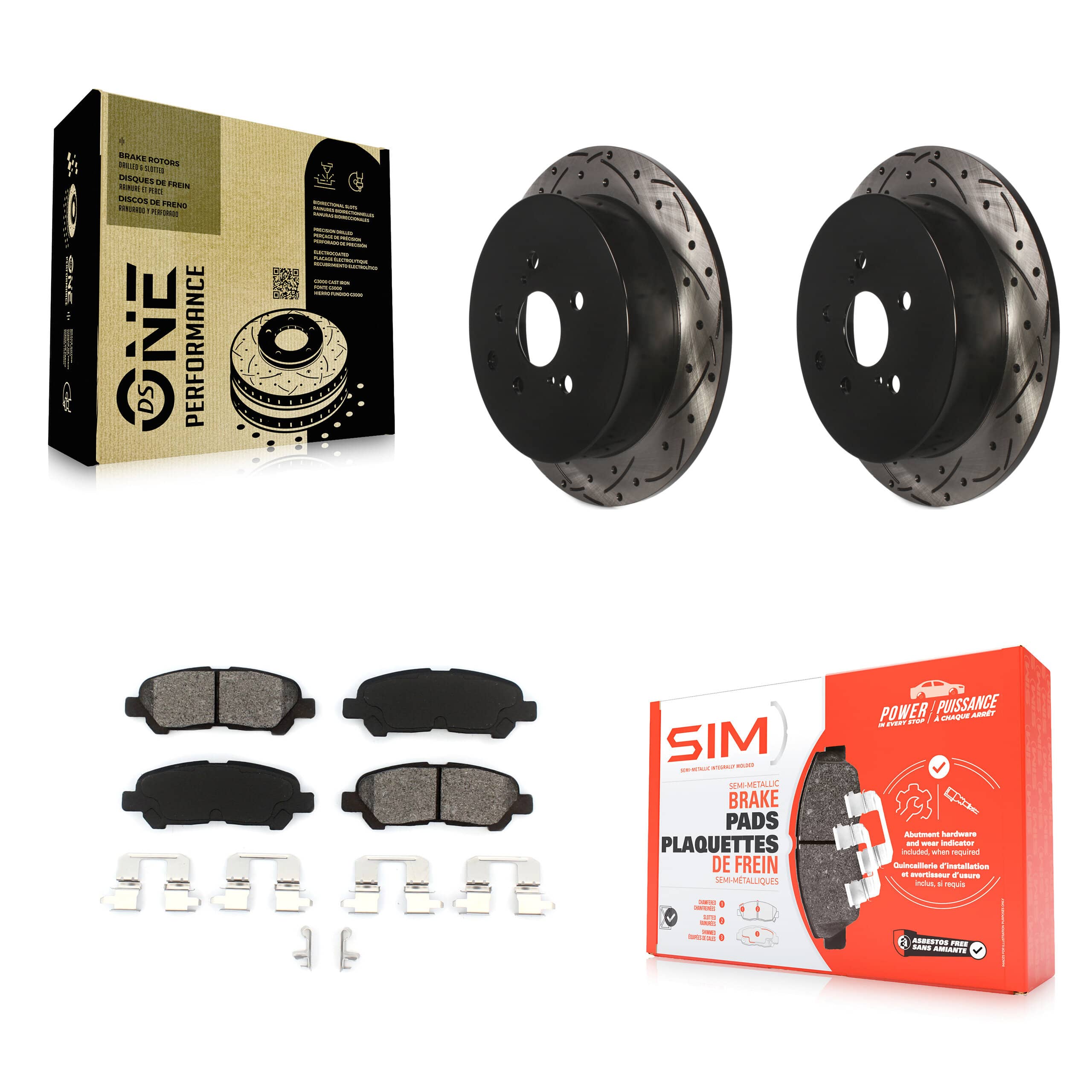 Transit Auto - KDS-100935 - Rear Disc Brake Kits