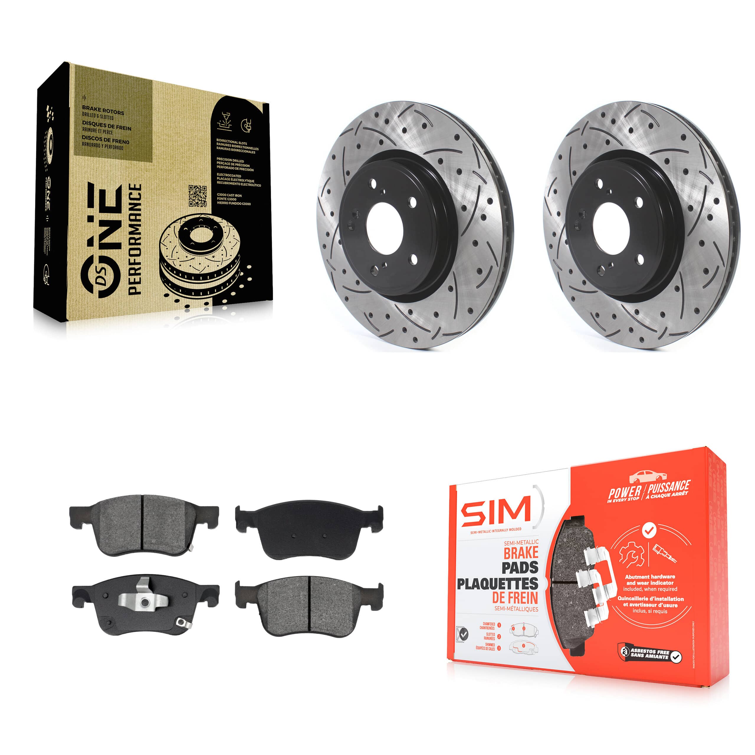 Transit Auto - KDS-101023 - Front Disc Brake Kits