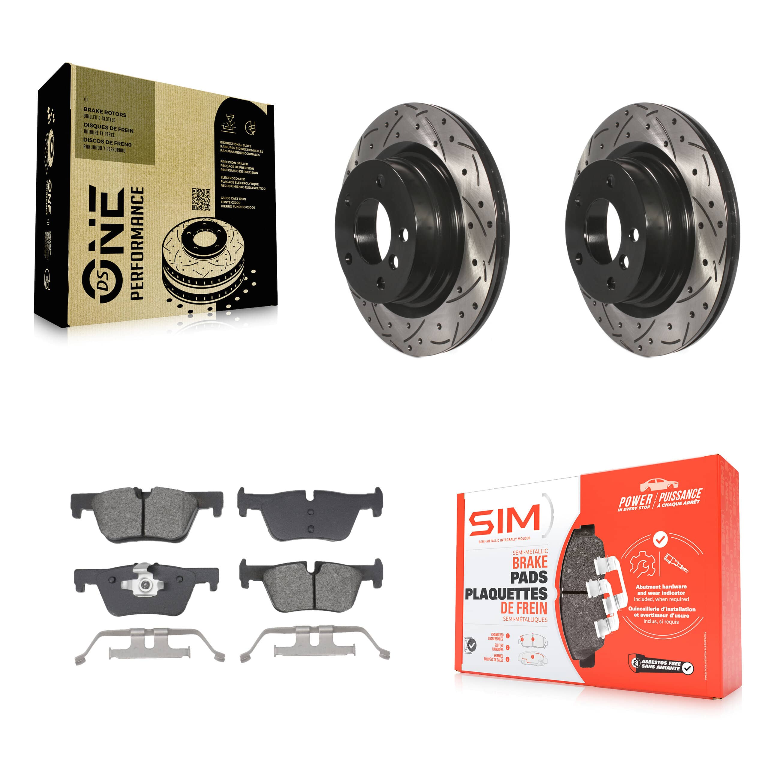 Transit Auto - KDS-101060 - Rear Disc Brake Kits