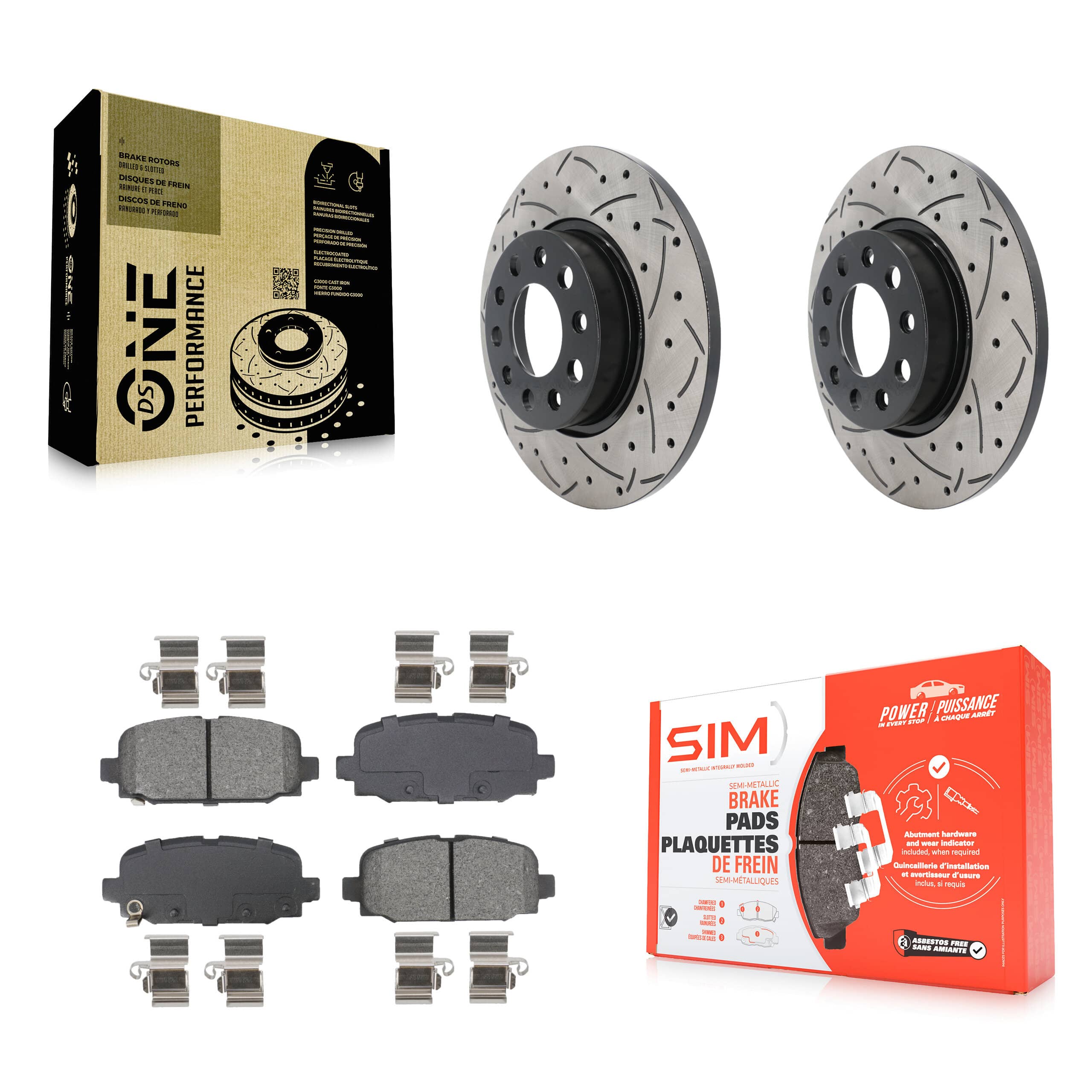 Transit Auto - KDS-101072 - Rear Disc Brake Kits