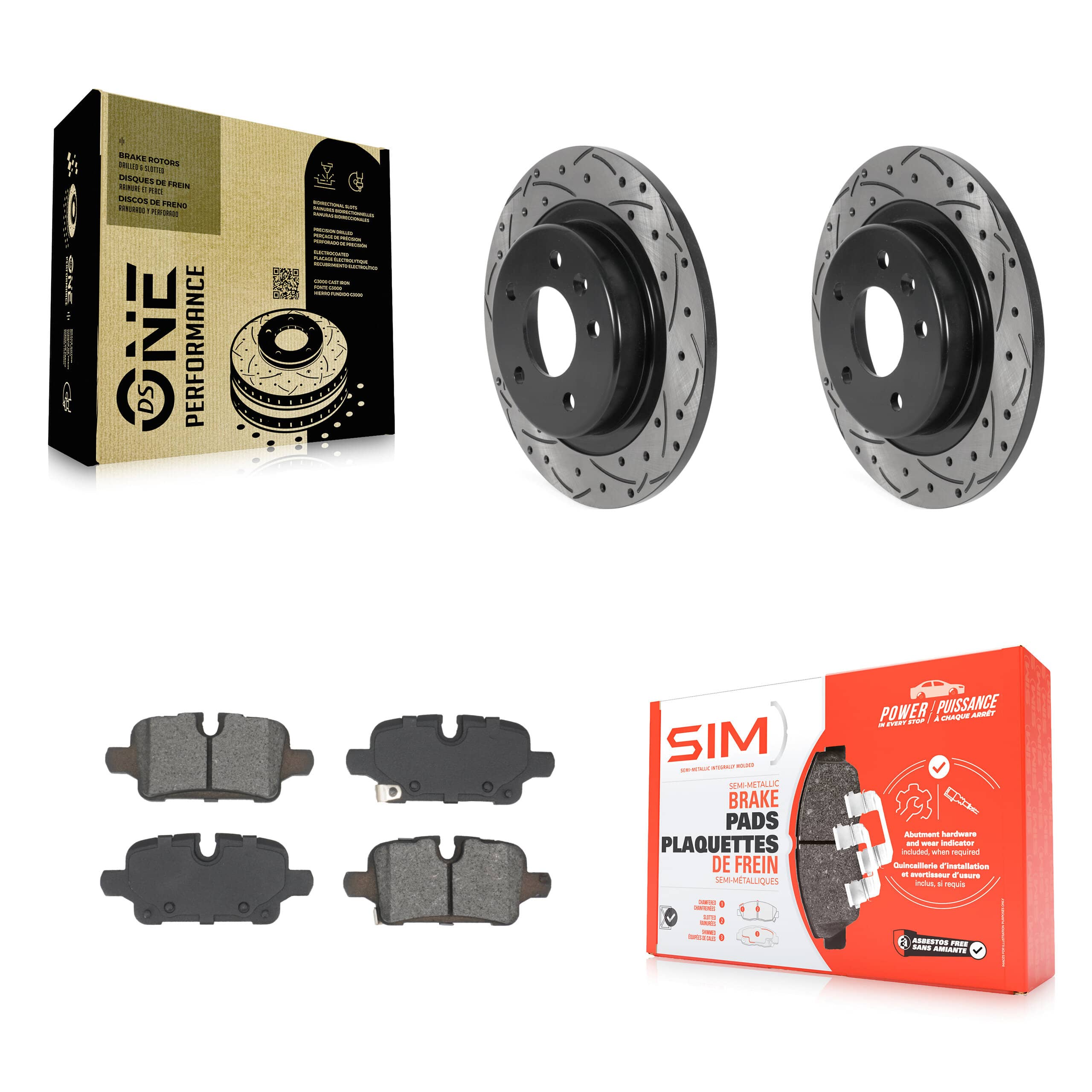 Transit Auto - KDS-101084 - Rear Disc Brake Kits