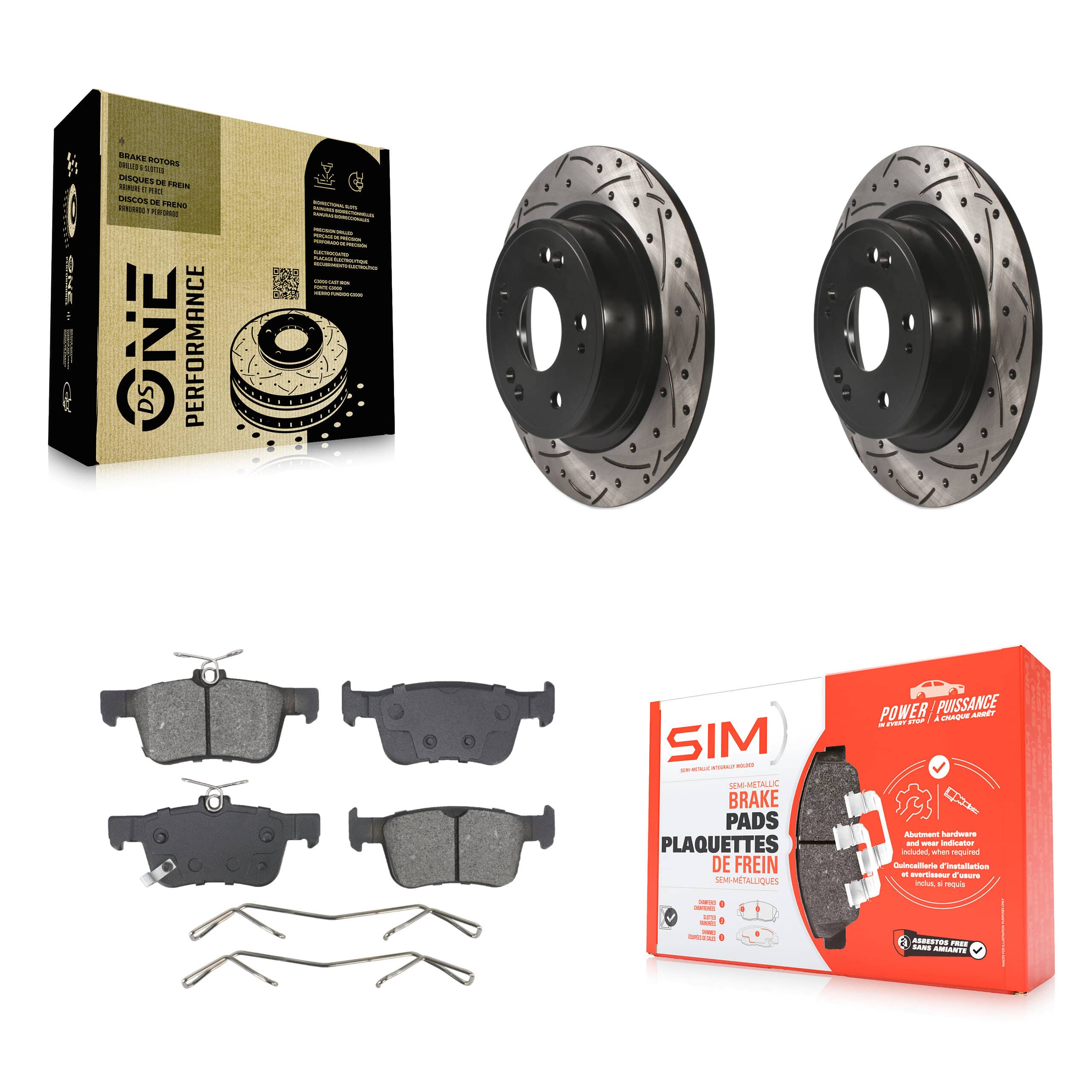 Transit Auto - KDS-101089 - Rear Disc Brake Kits
