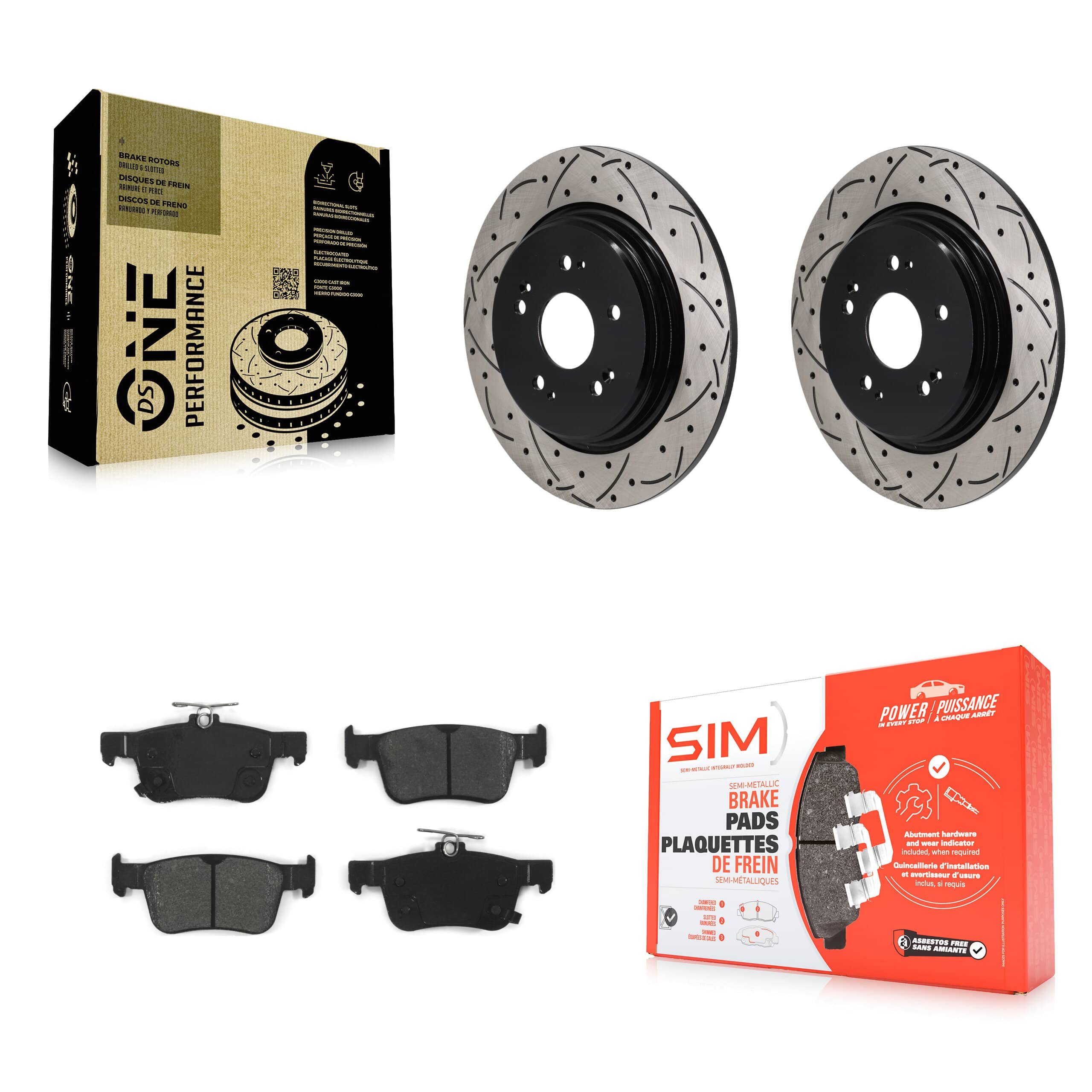Transit Auto - KDS-101168 - Rear Disc Brake Kits