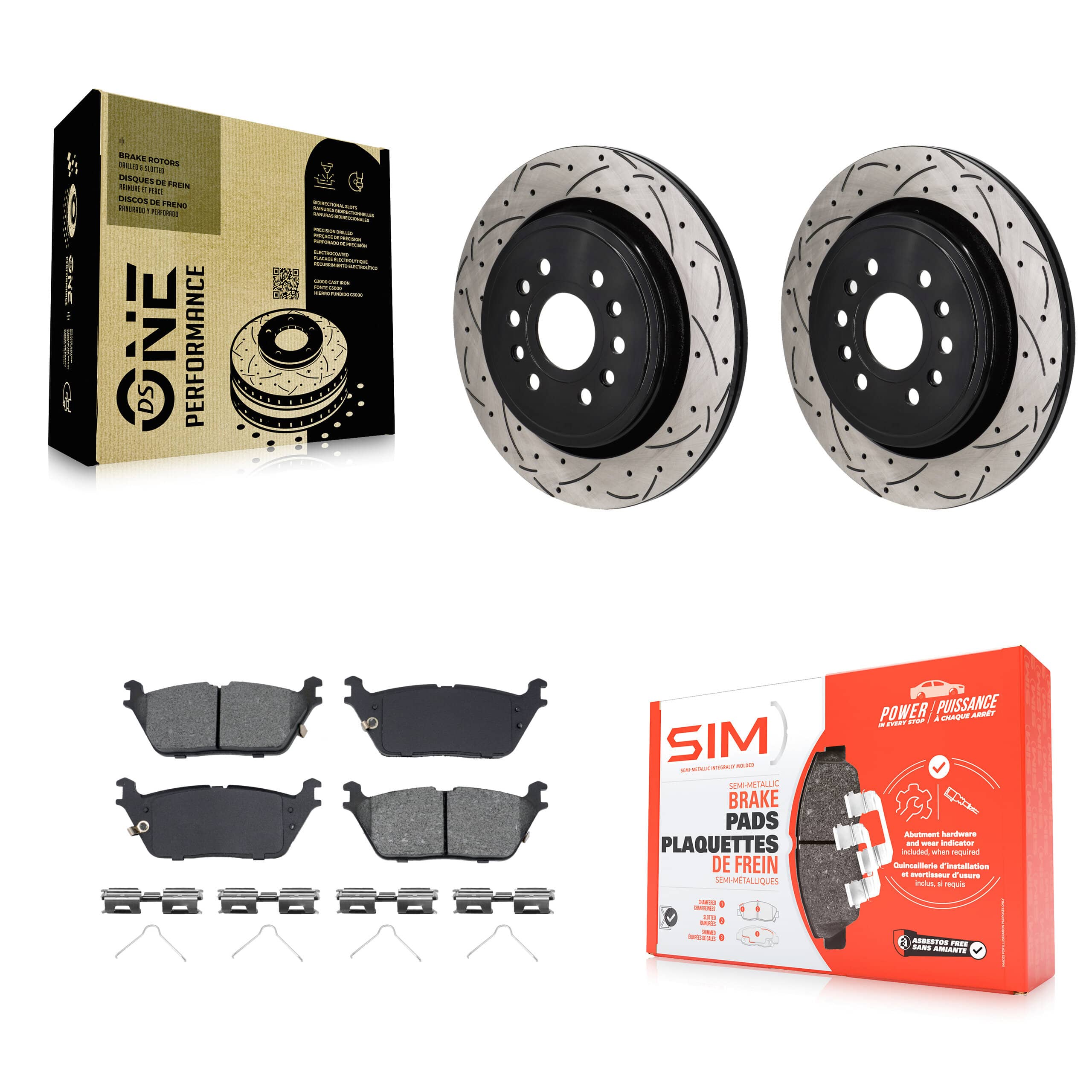 Transit Auto - KDS-101180 - Rear Disc Brake Kits