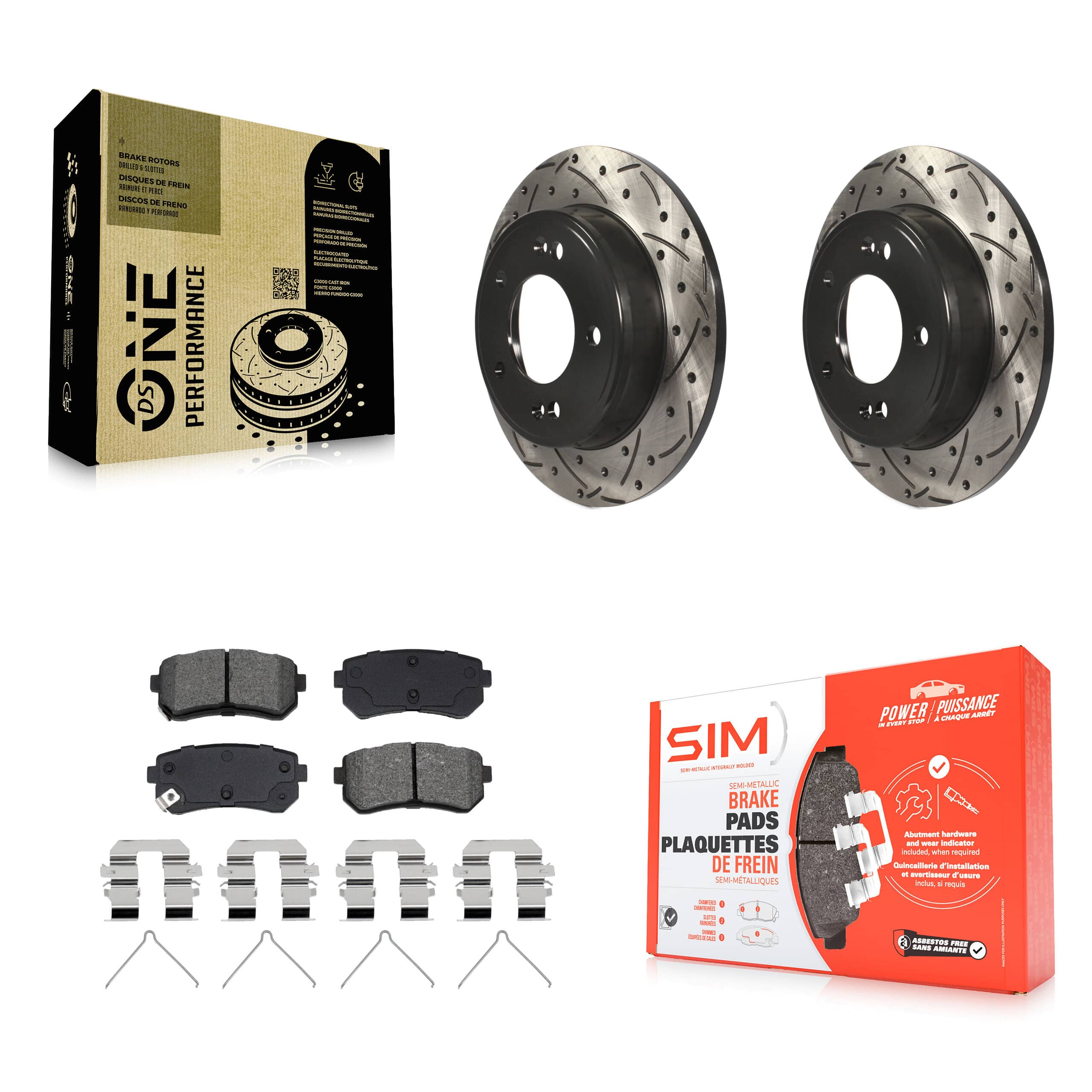 Transit Auto - KDS-101207 - Rear Disc Brake Kits
