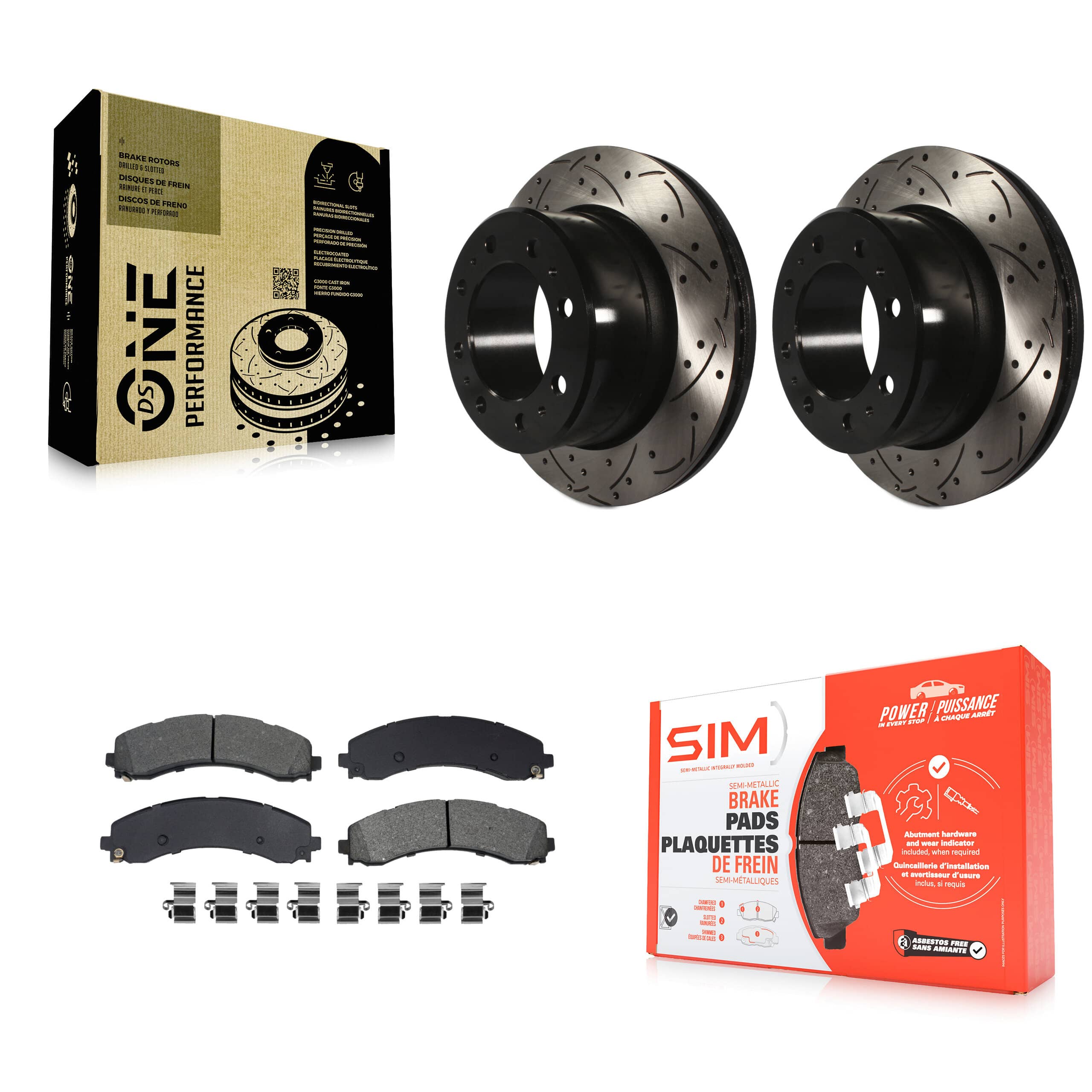 Transit Auto - KDS-101208 - Rear Disc Brake Kits