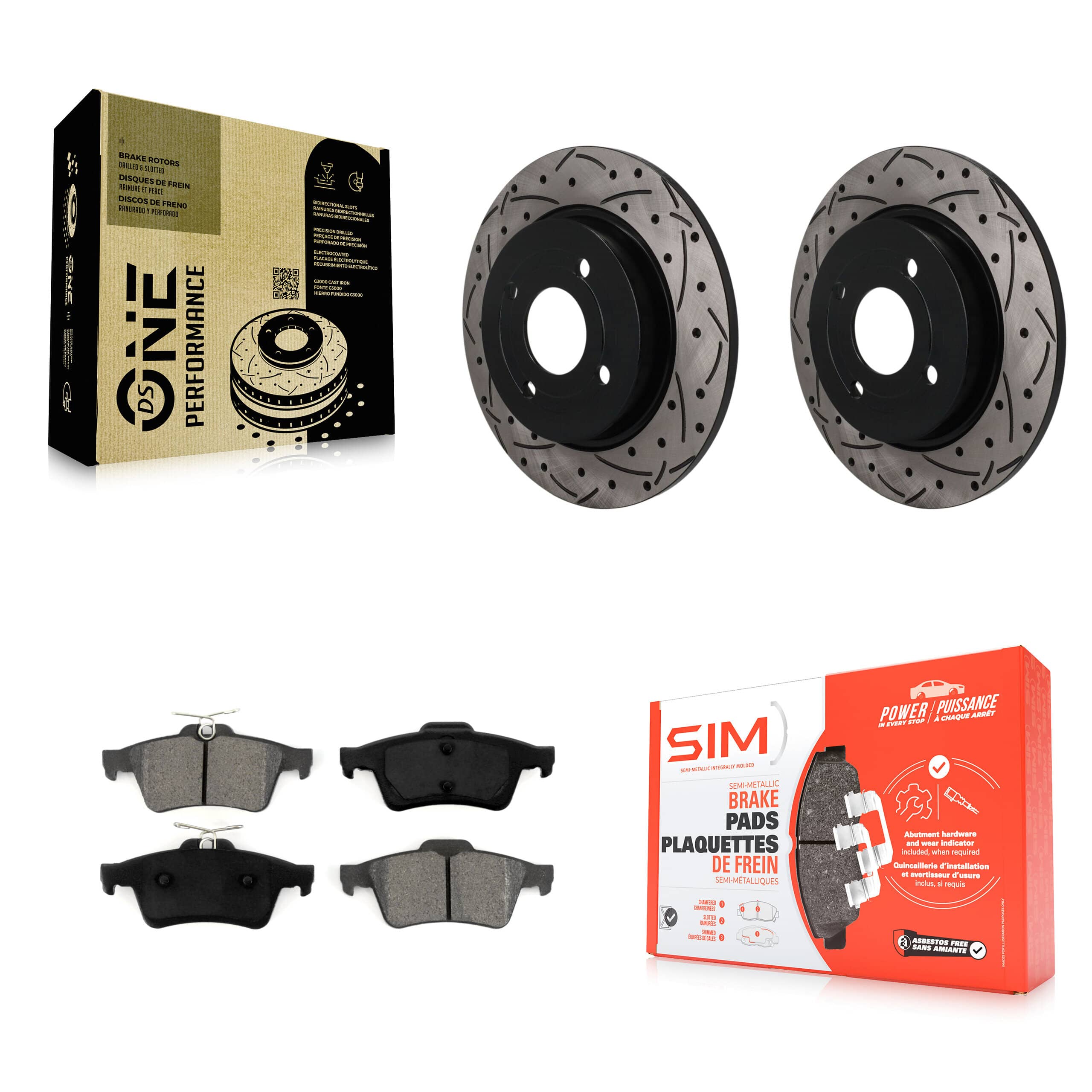 Transit Auto - KDS-101665 - Rear Disc Brake Kits