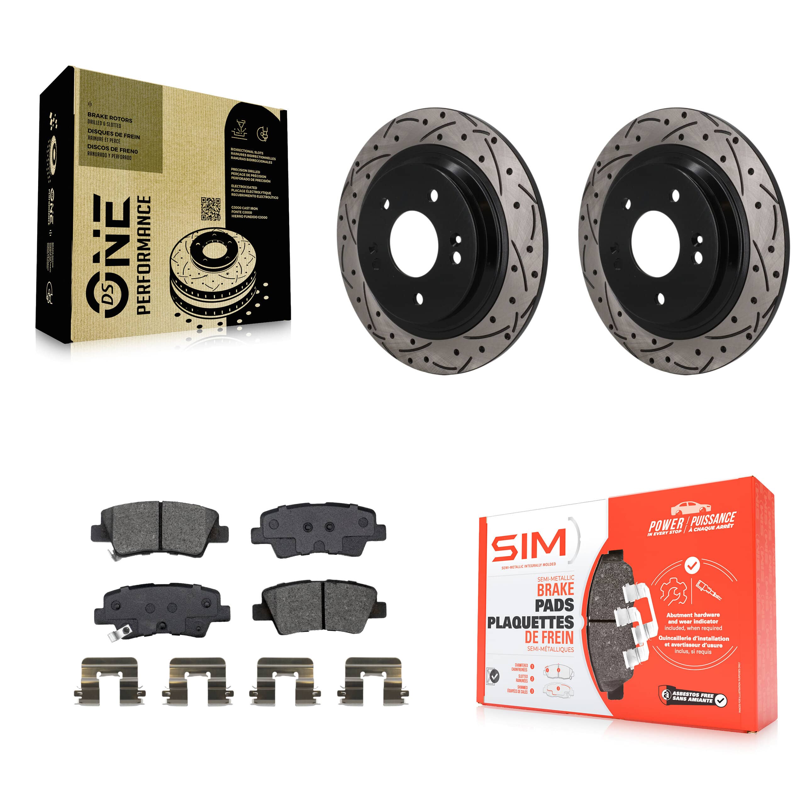 Transit Auto - KDS-101684 - Rear Disc Brake Kits
