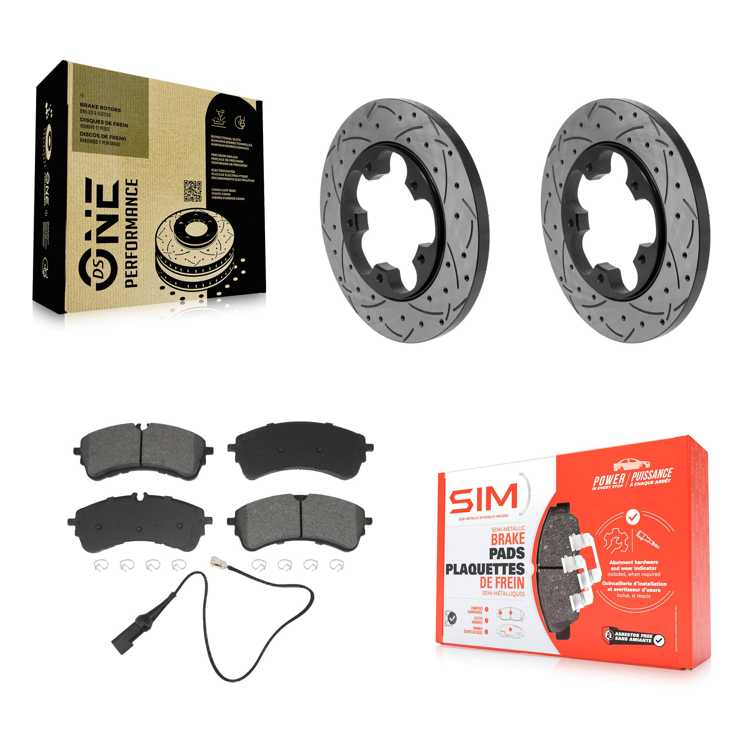 Transit Auto - KDS-101688 - Rear Disc Brake Kits