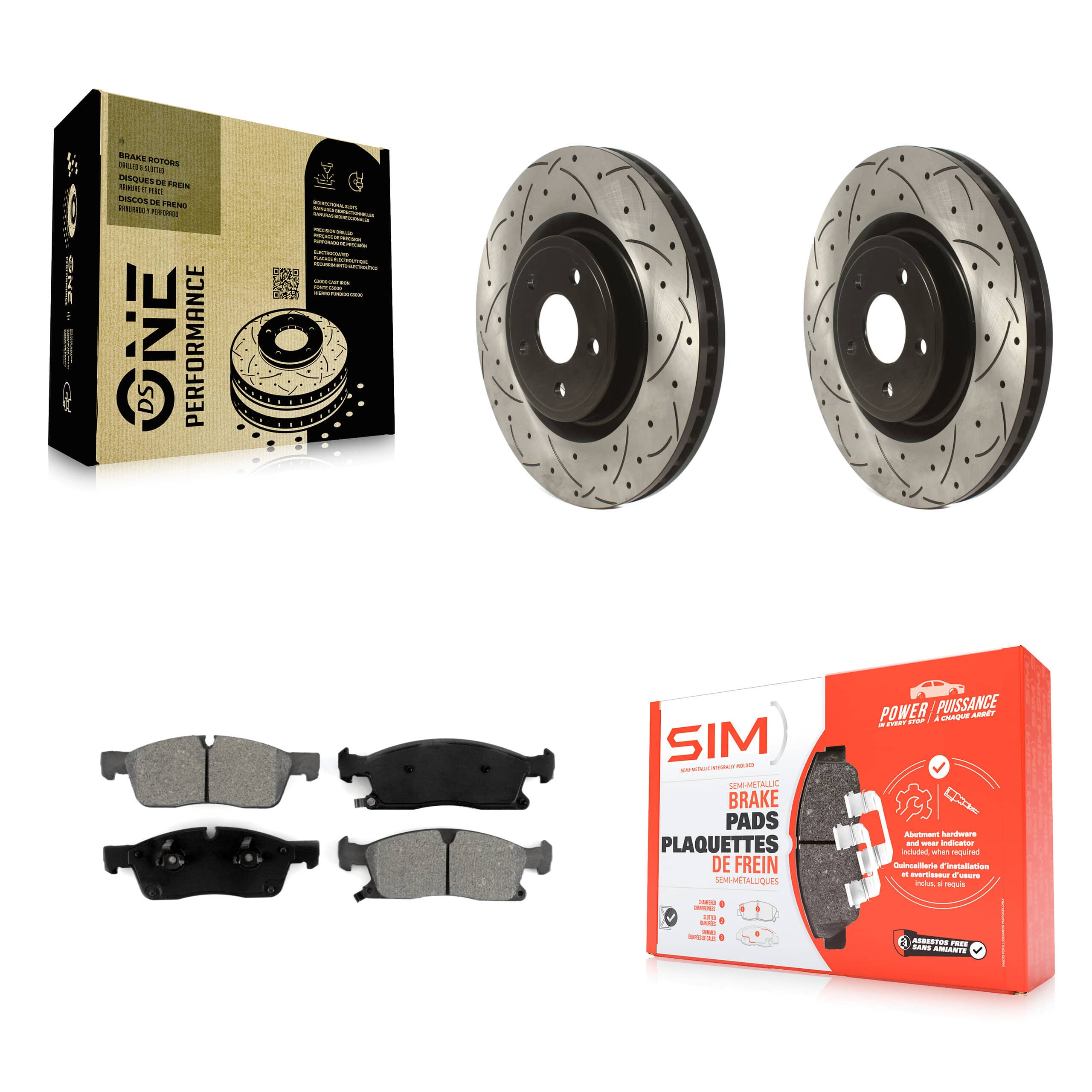 Transit Auto - KDS-101700 - Front Disc Brake Kits