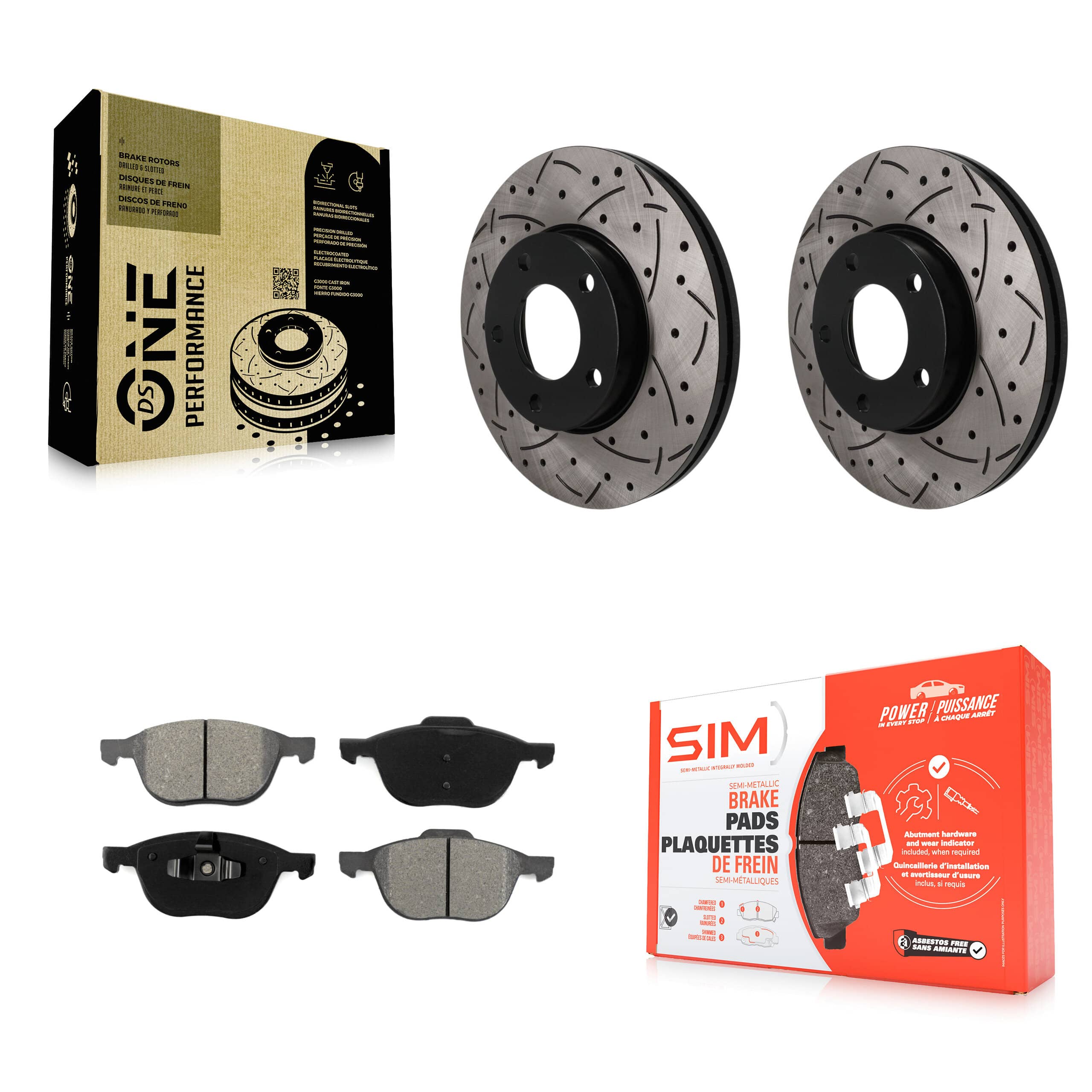 Transit Auto - KDS-101725 - Front Disc Brake Kits