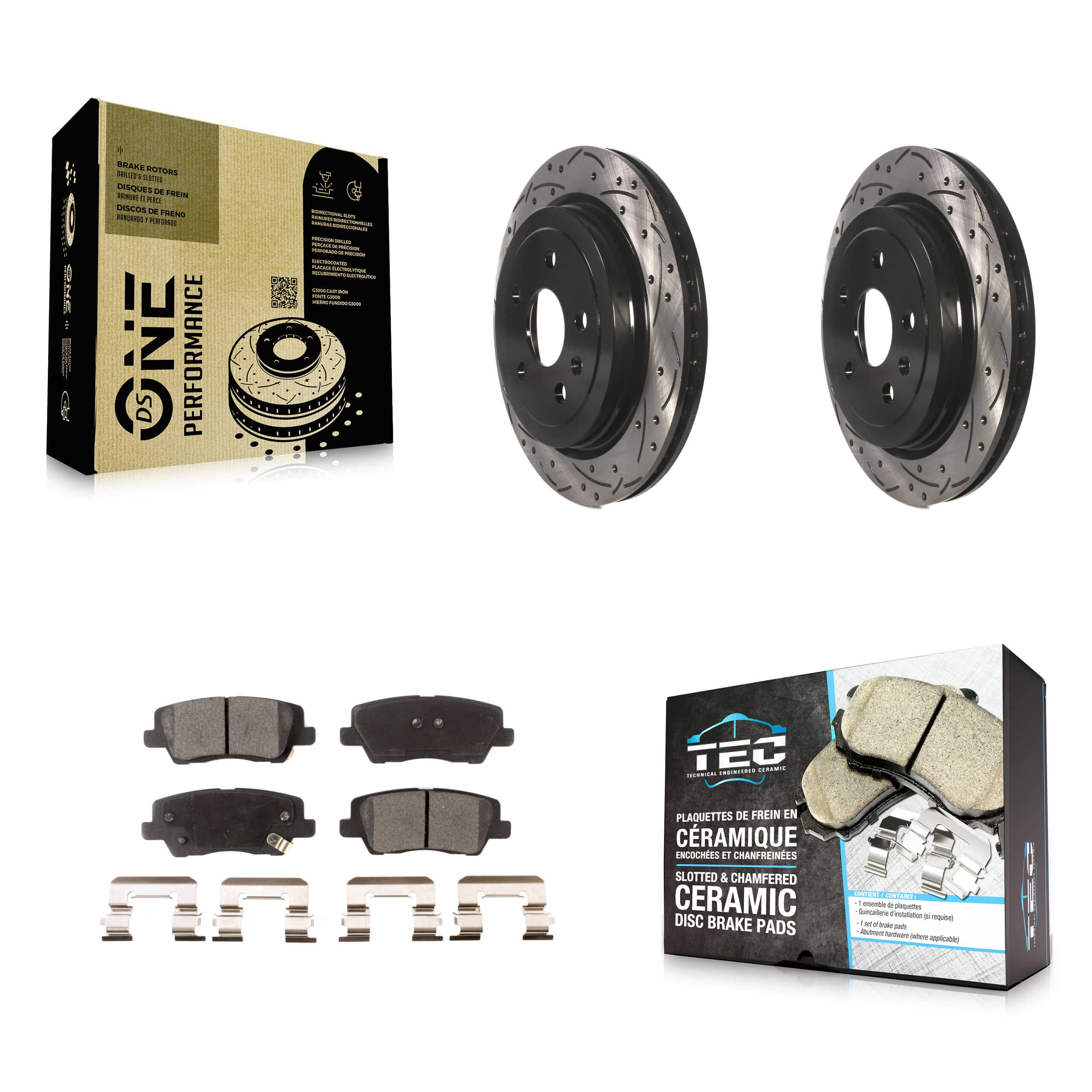 Transit Auto - KDT-100435 - Rear Disc Brake Kits